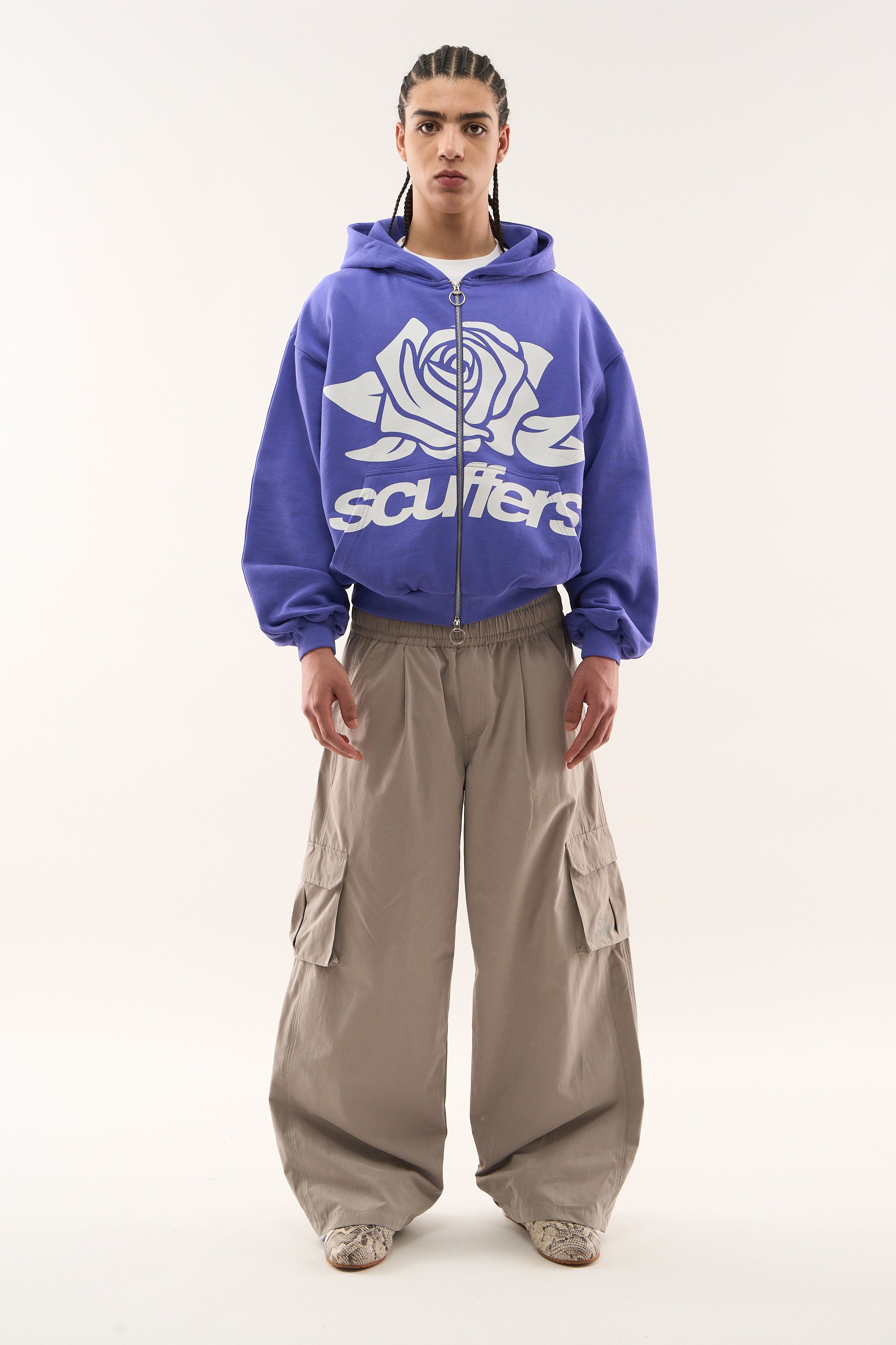 Mädchen, helllila, Reißverschluss