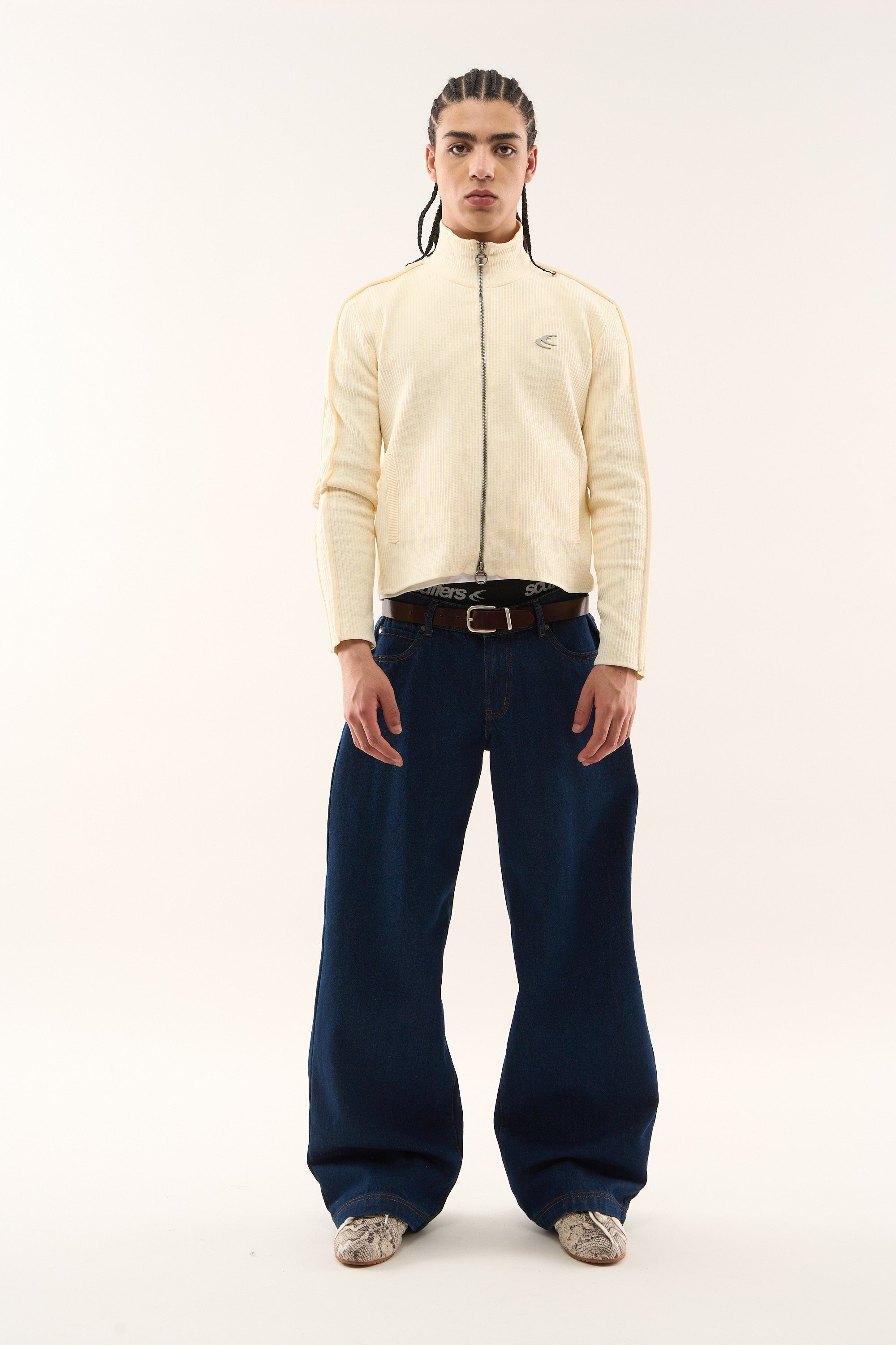 Monaco Ecru Reißverschluss