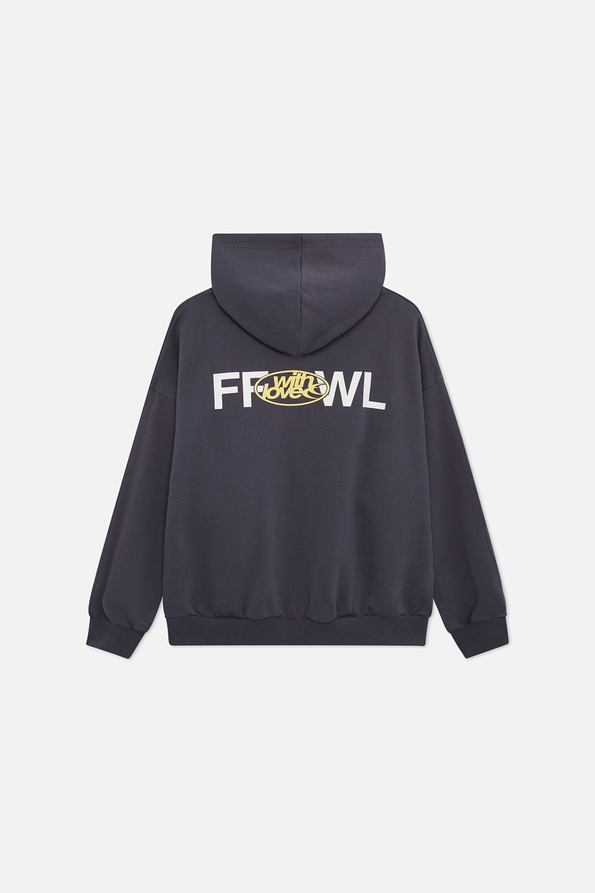 Caviar Navy Kapuzenpullover mit Reißverschluss