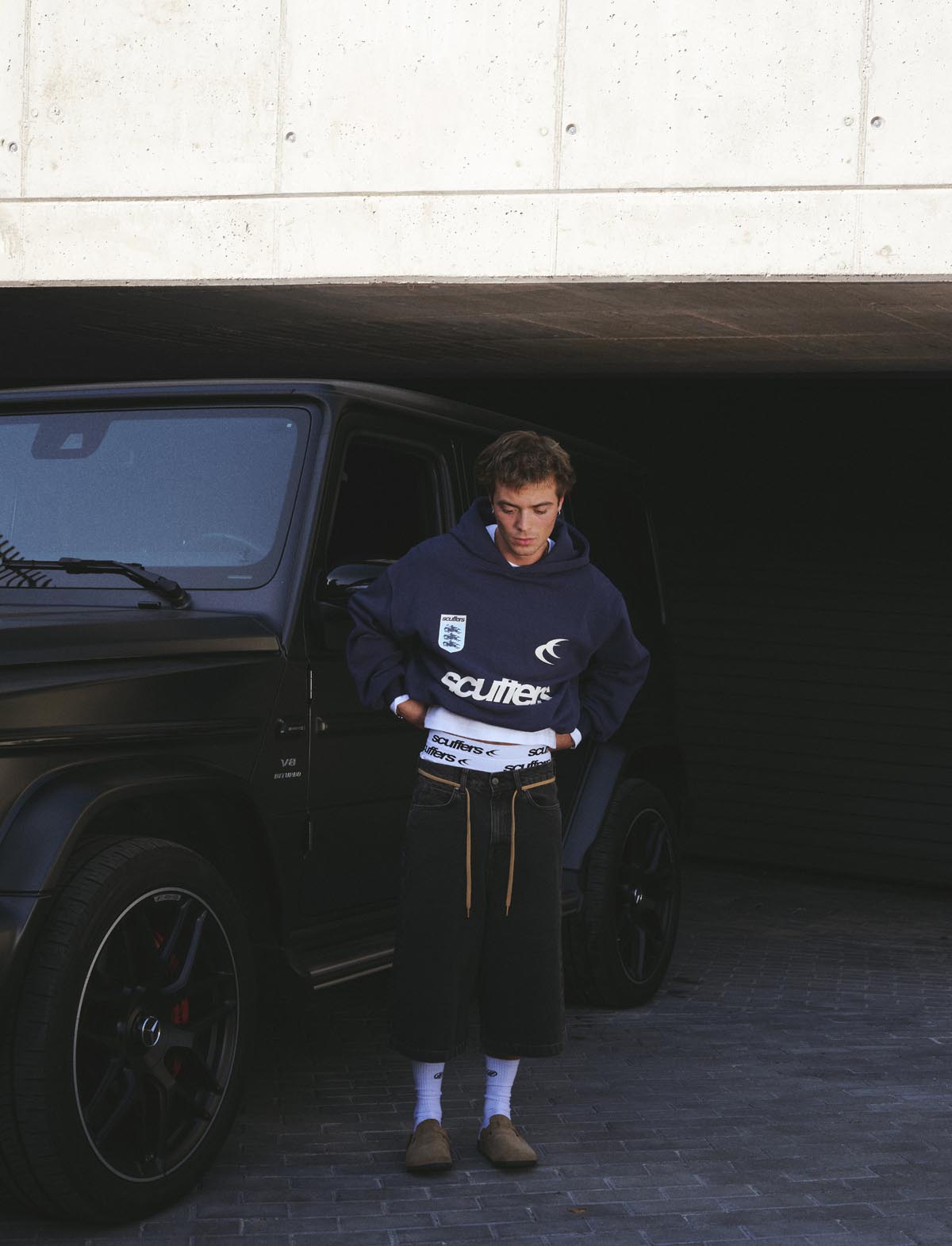 Picknick-blauer Hoodie