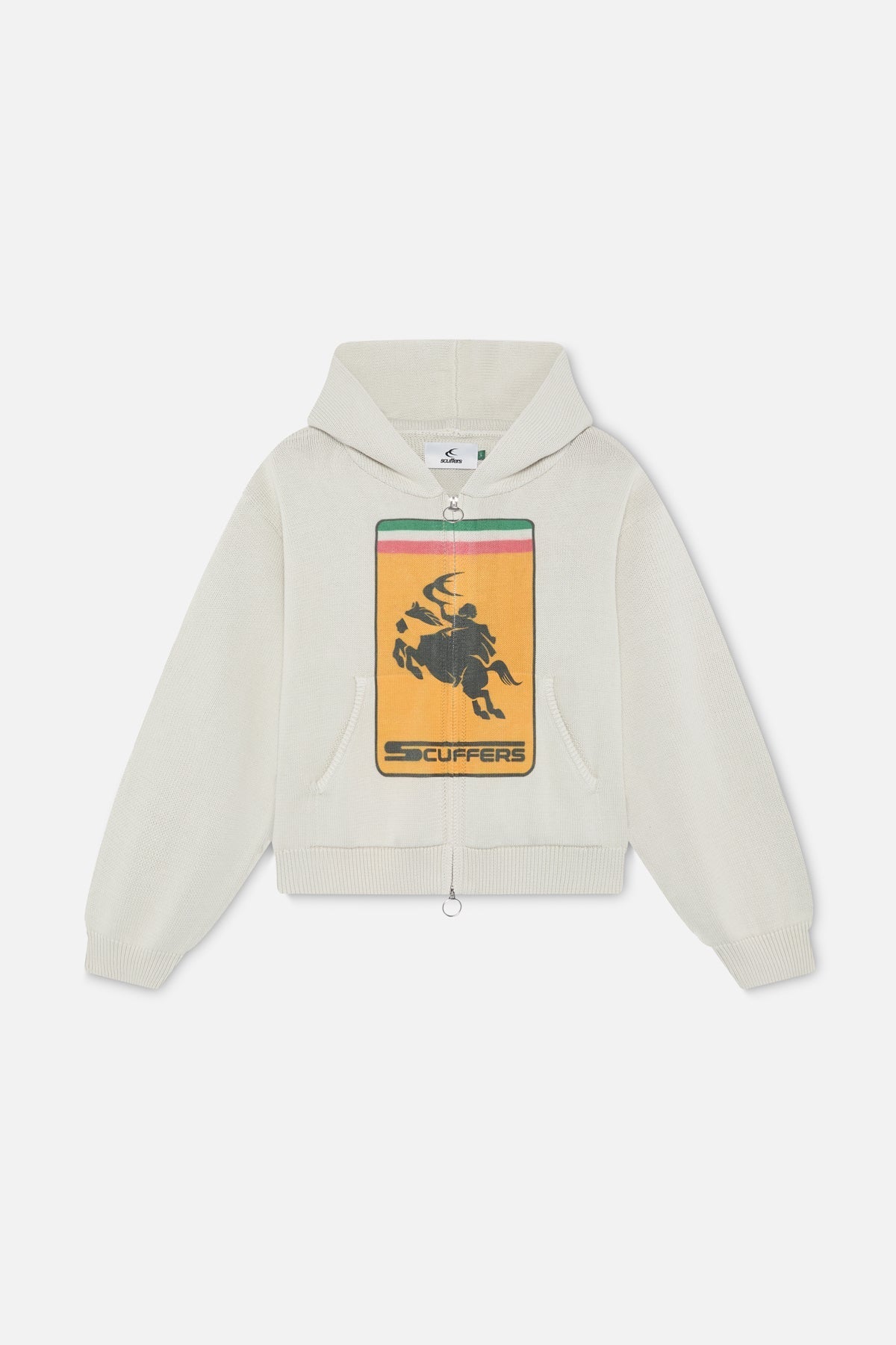 Rarri Ecru Strickreißverschluss