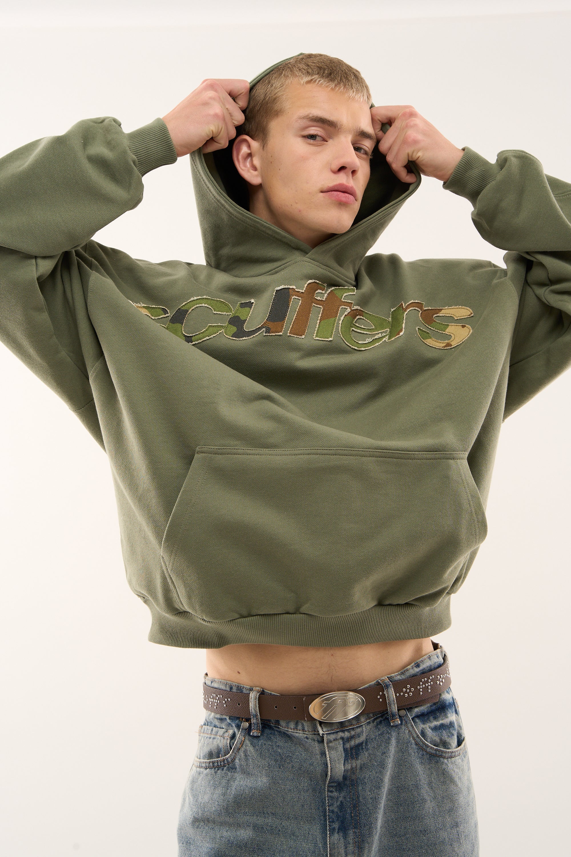 Animal Green Hoodie