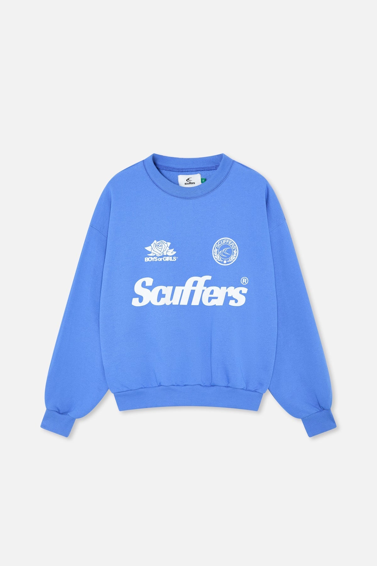 Pearl Royal Blue Rundhalsausschnitt