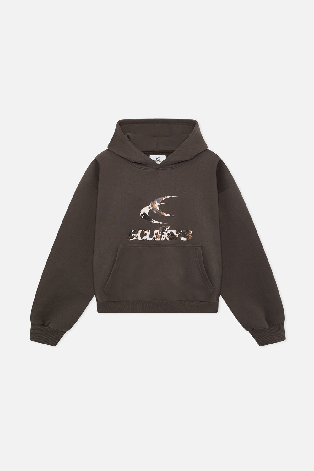 Safari-Hoodie in Braun