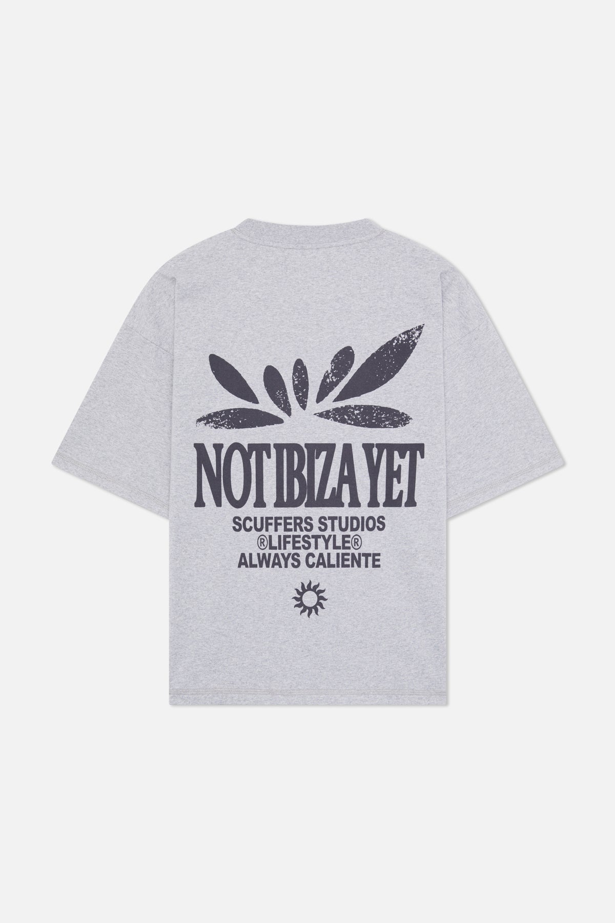 Nicht Ibiza Hellgraues T-Shirt