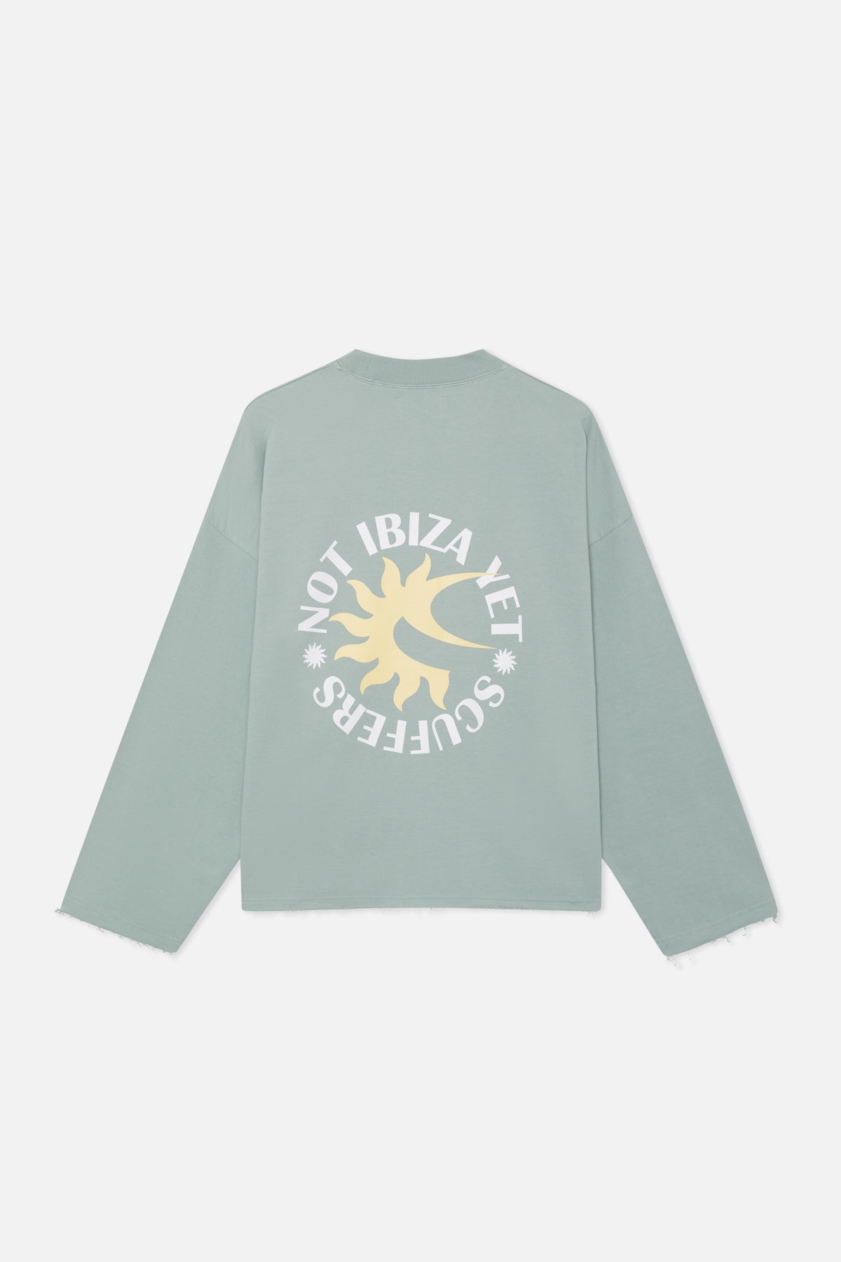 Nicht schon wieder Ibiza – Hellgrünes Sweatshirt