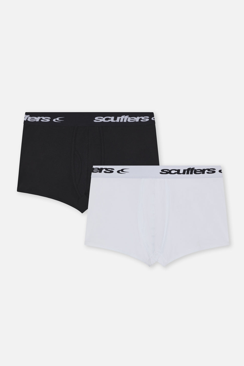 Basic Slip Boxershorts in Schwarz und Weiß