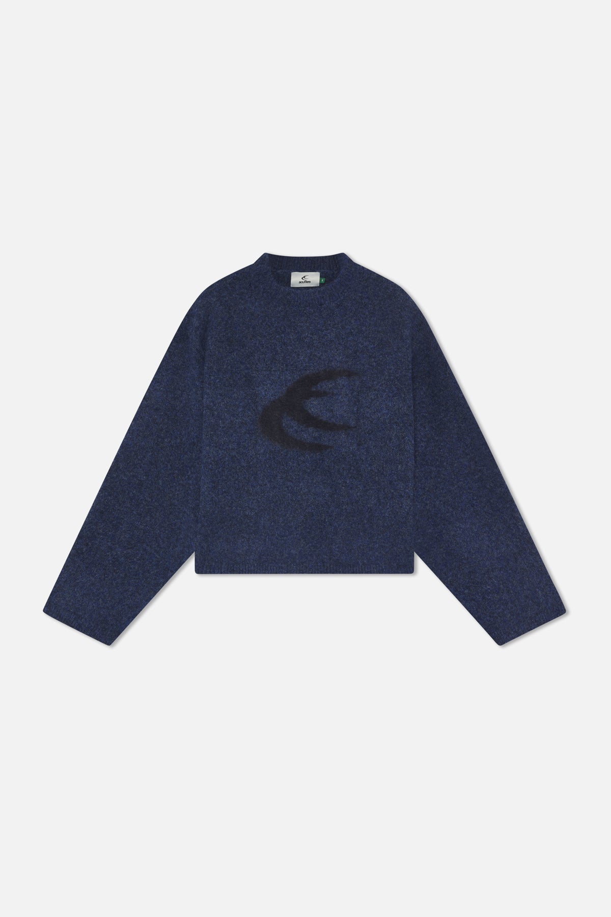 Gemischter blauer Strick