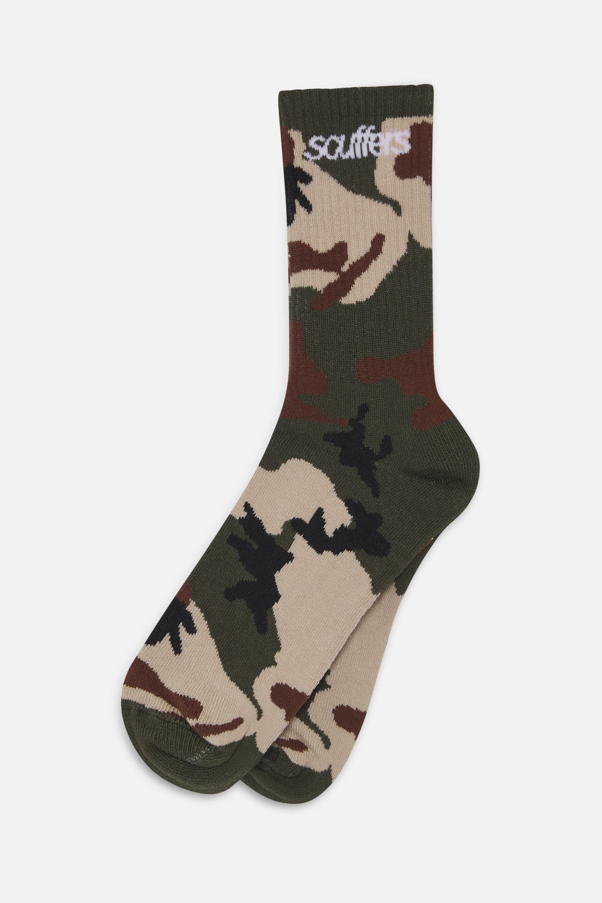 Grüne Camouflage-Socken