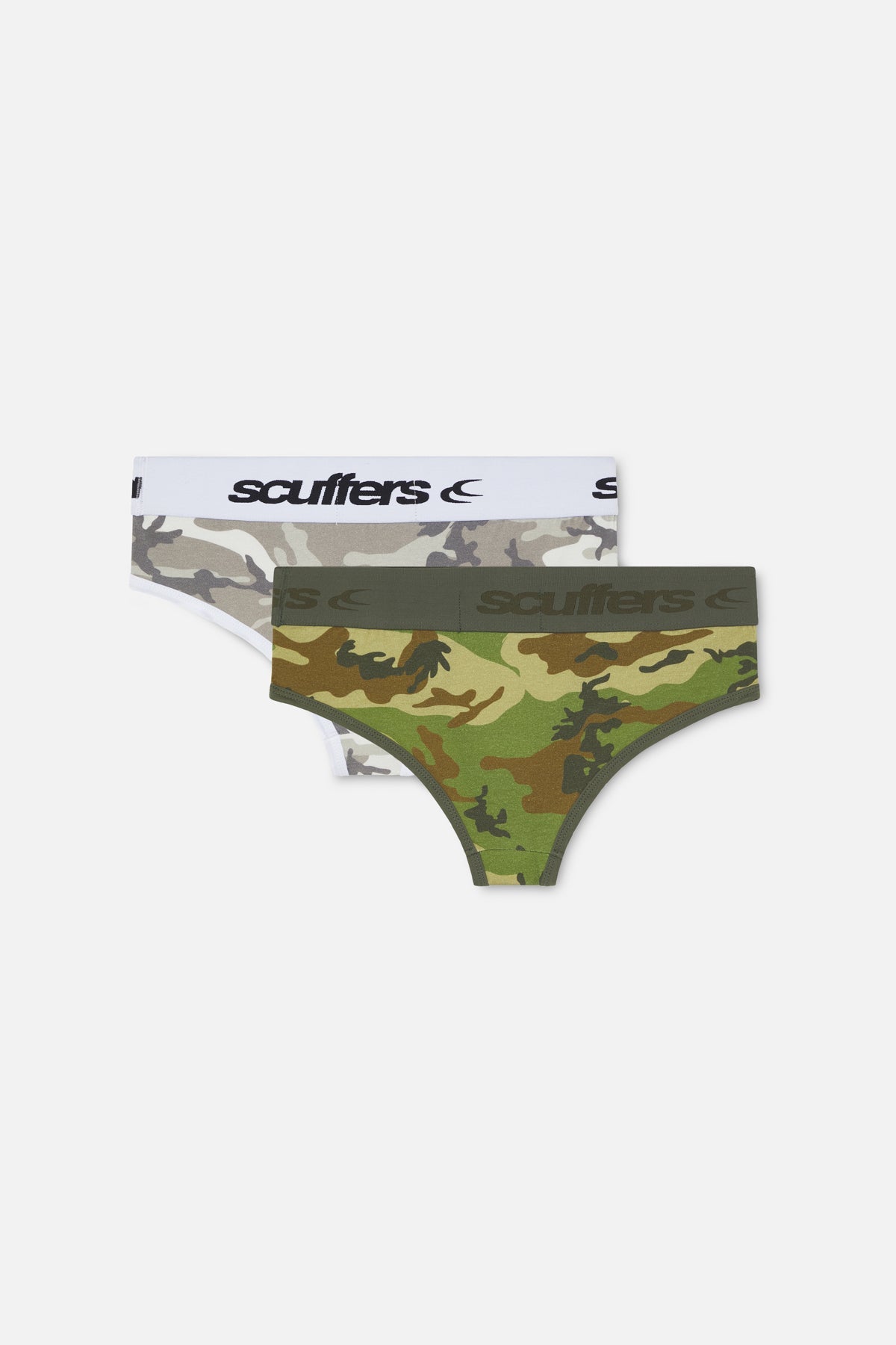Camo Green &amp; Grey Shorties