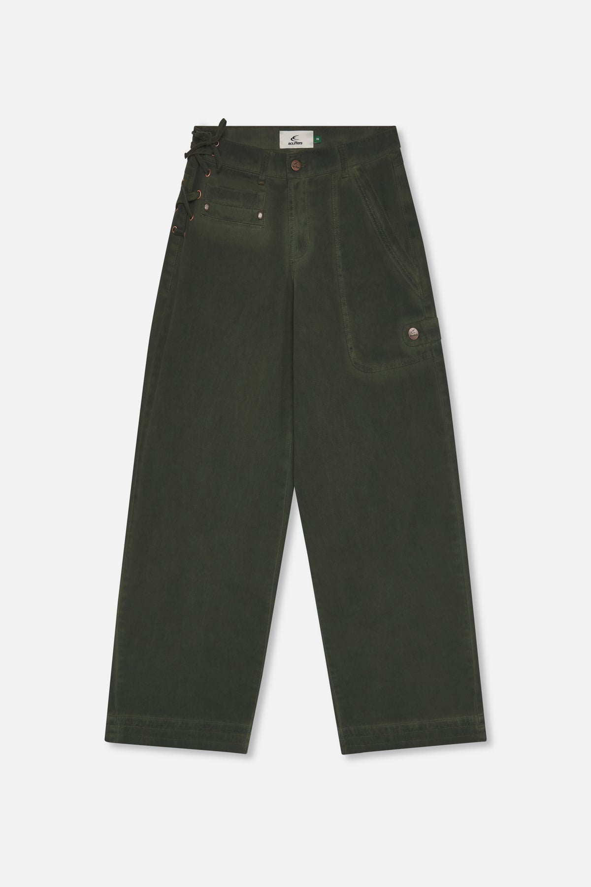 City Dusty Green Pants