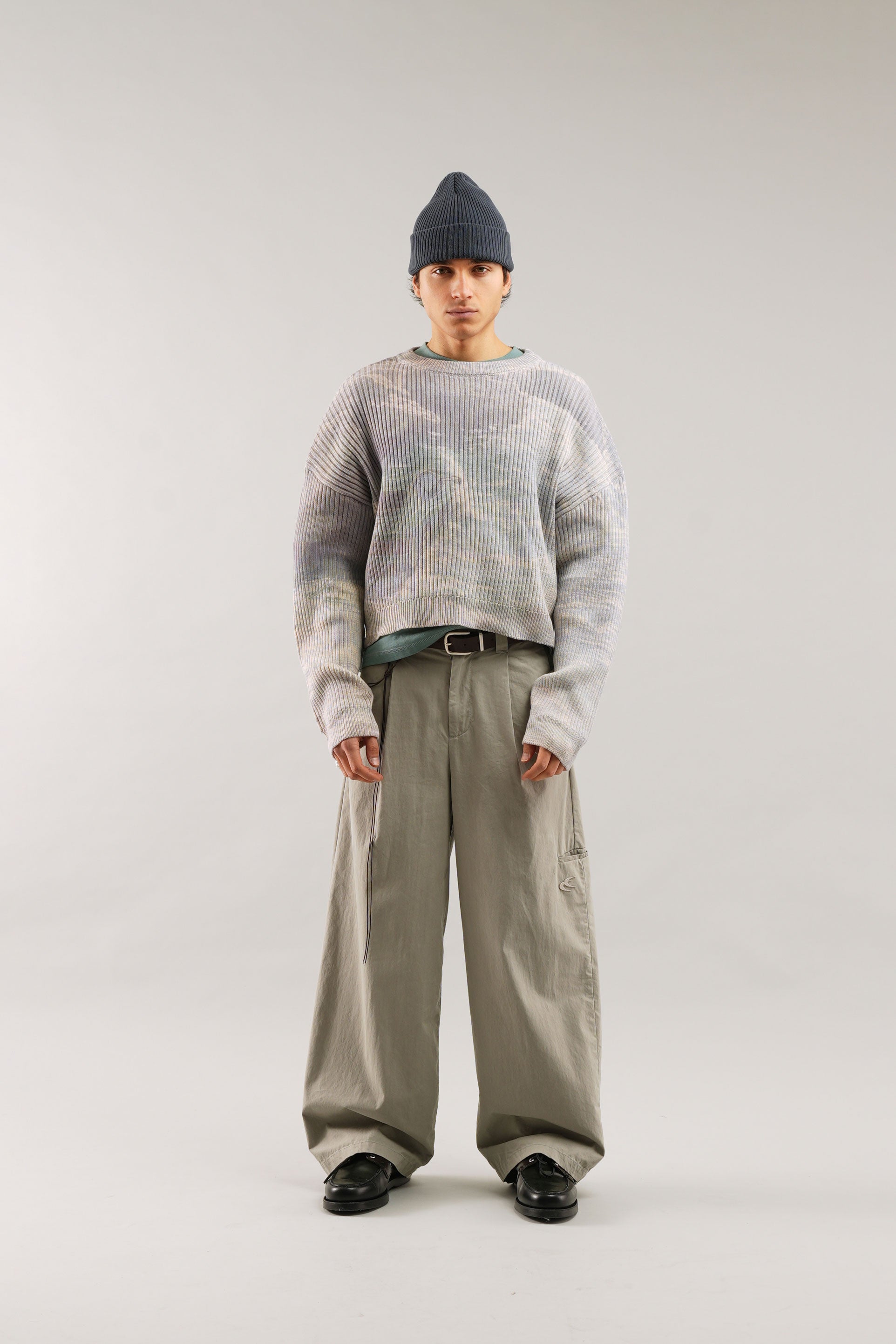 Öl auf Leinwand, Strick