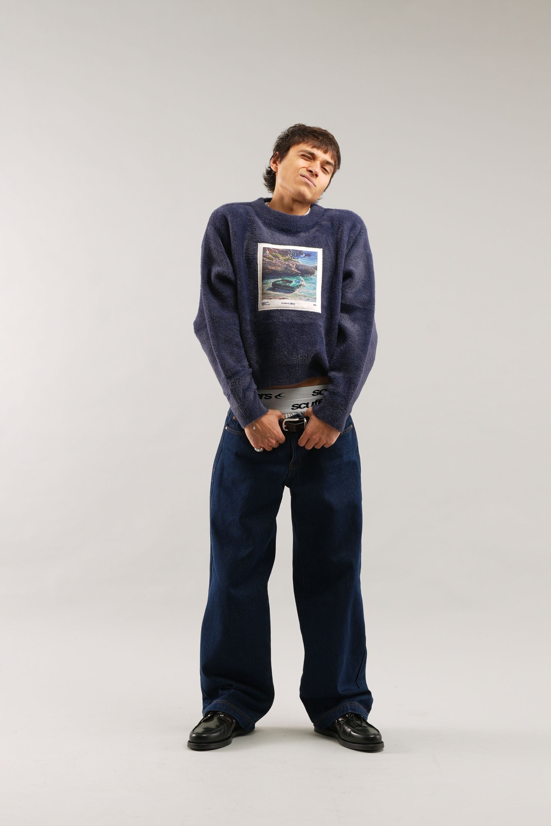 Öl Nr. 1 Marineblauer Strick