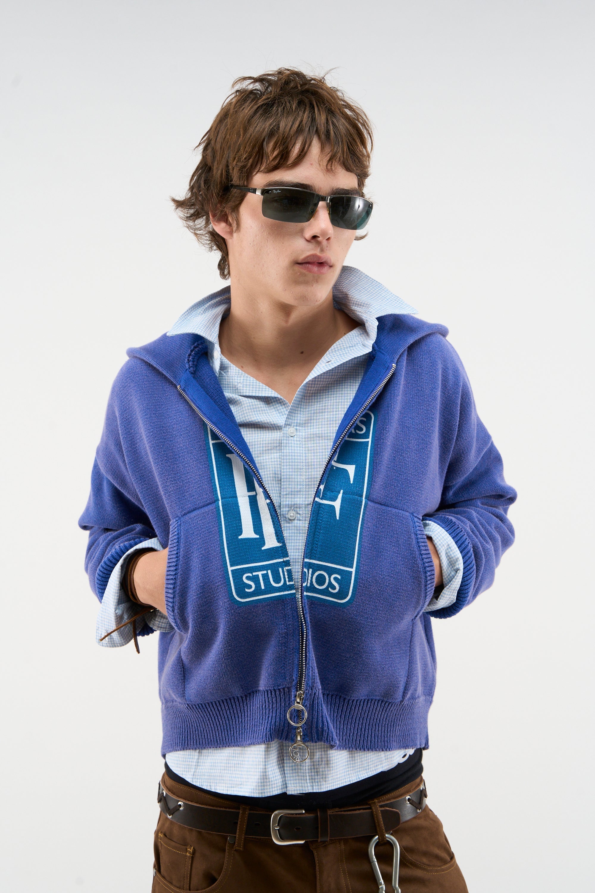 Rolly Blue Strickreißverschluss