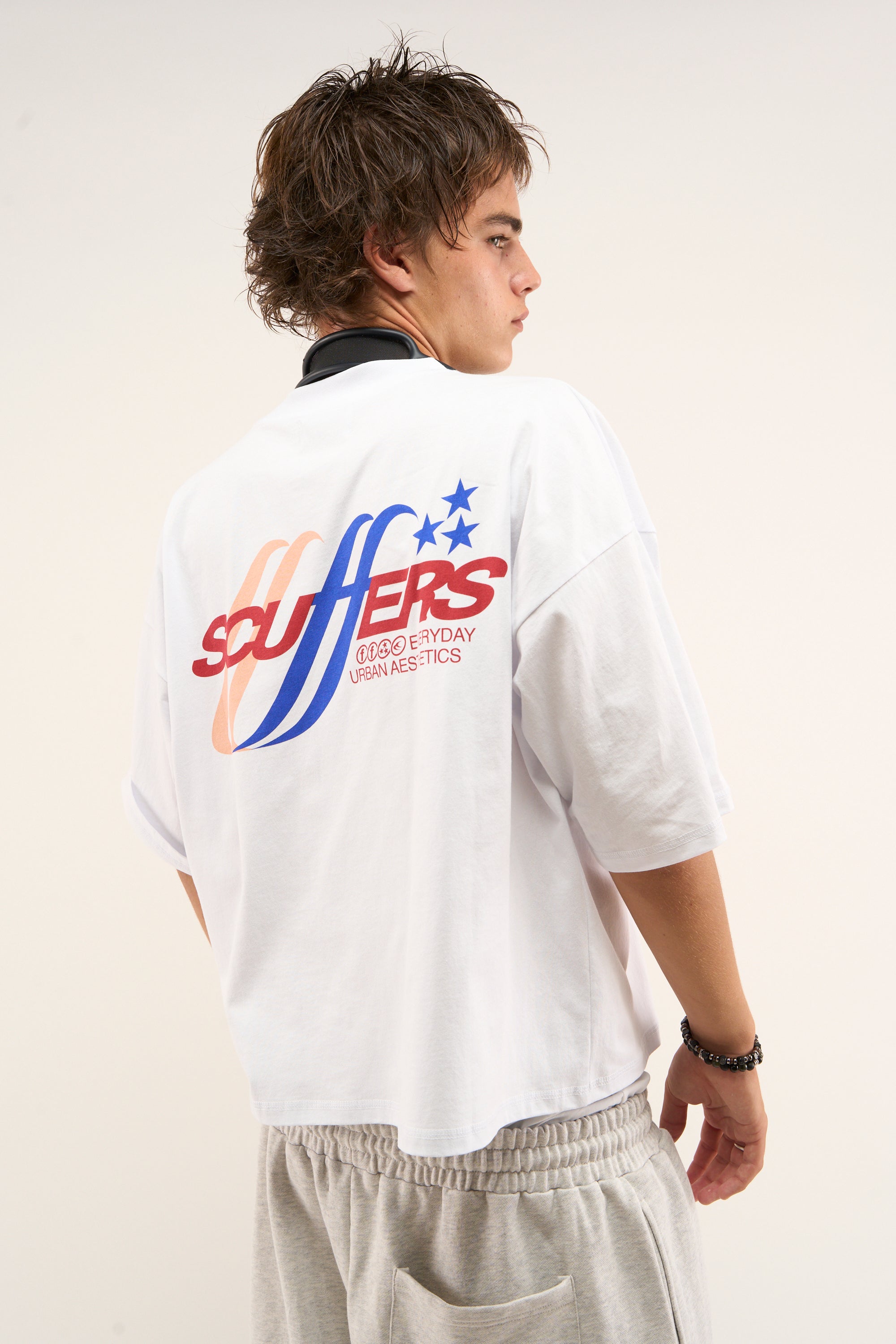 Nation Weißes T-Shirt