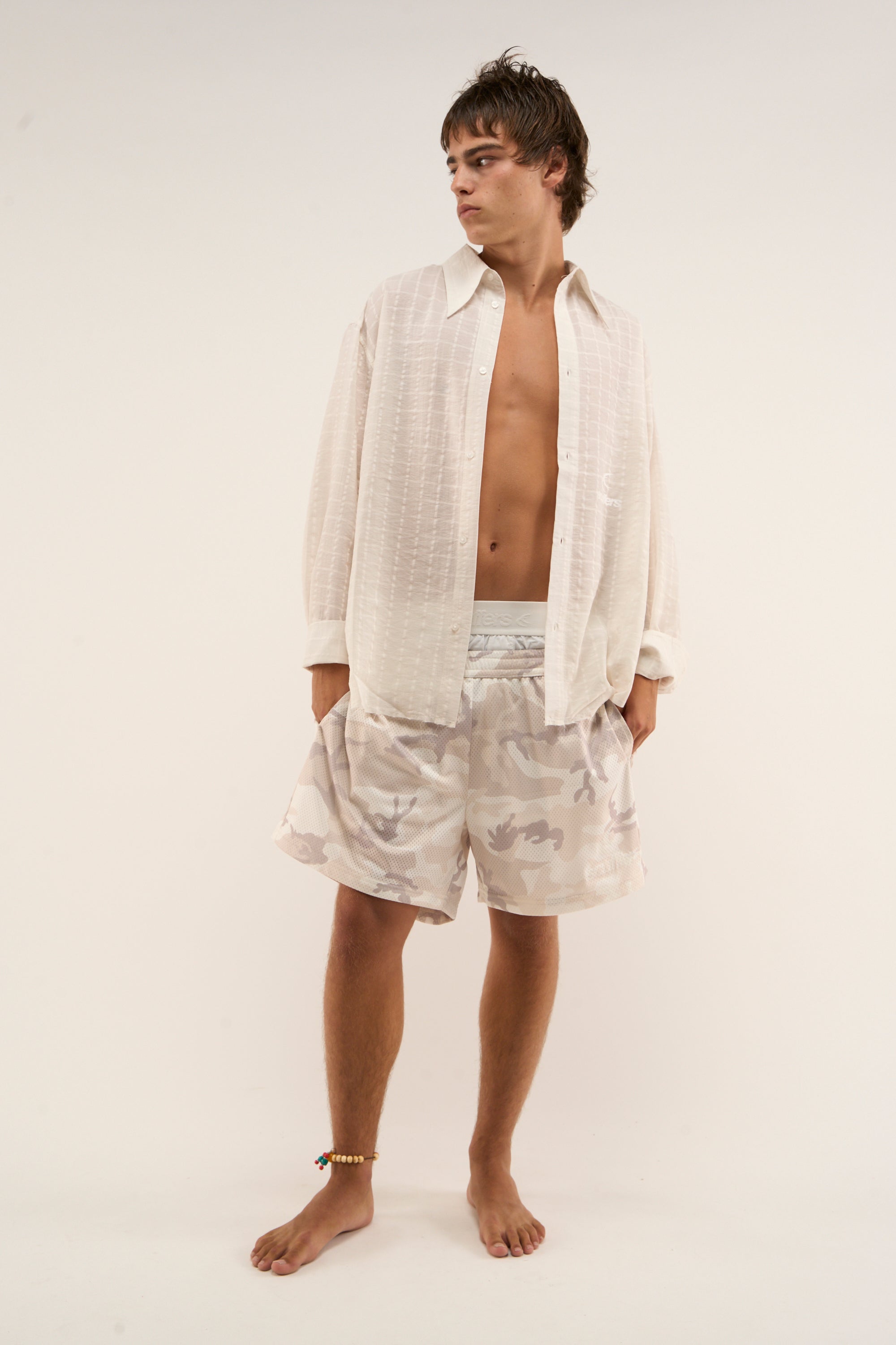 Sommerhemd aus den 70ern in Ecru