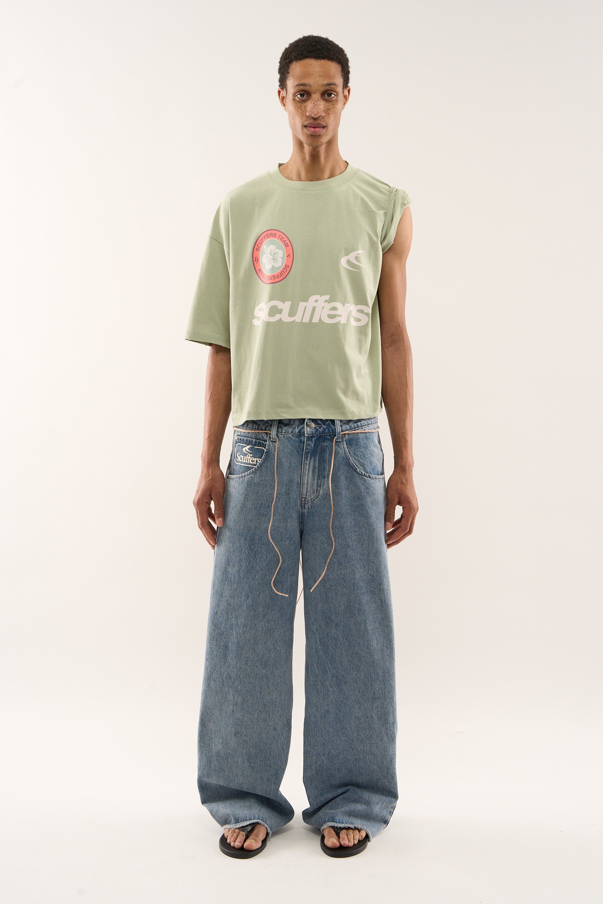 Cali hellgrünes T-Shirt