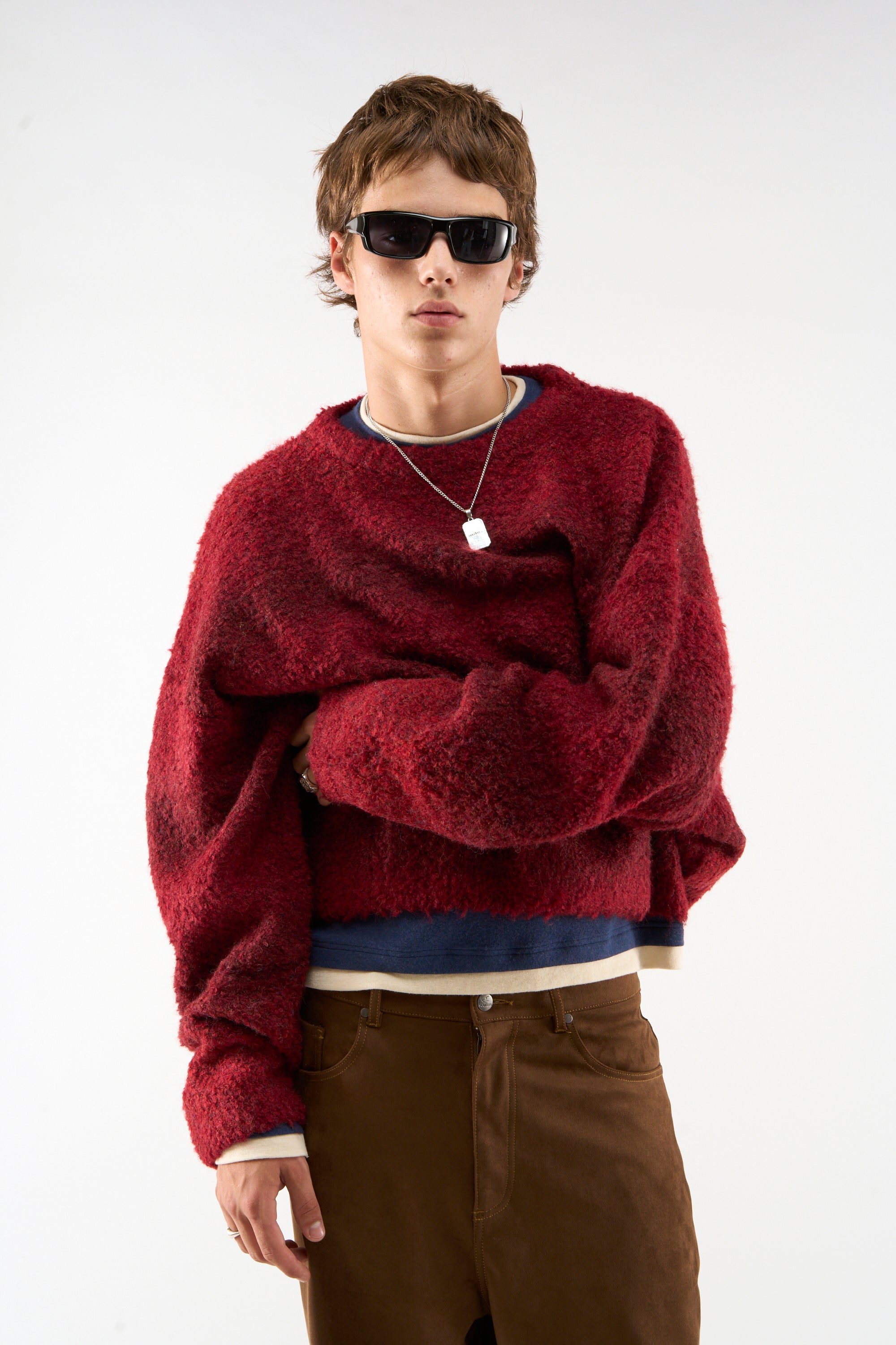 Spezieller roter Strick