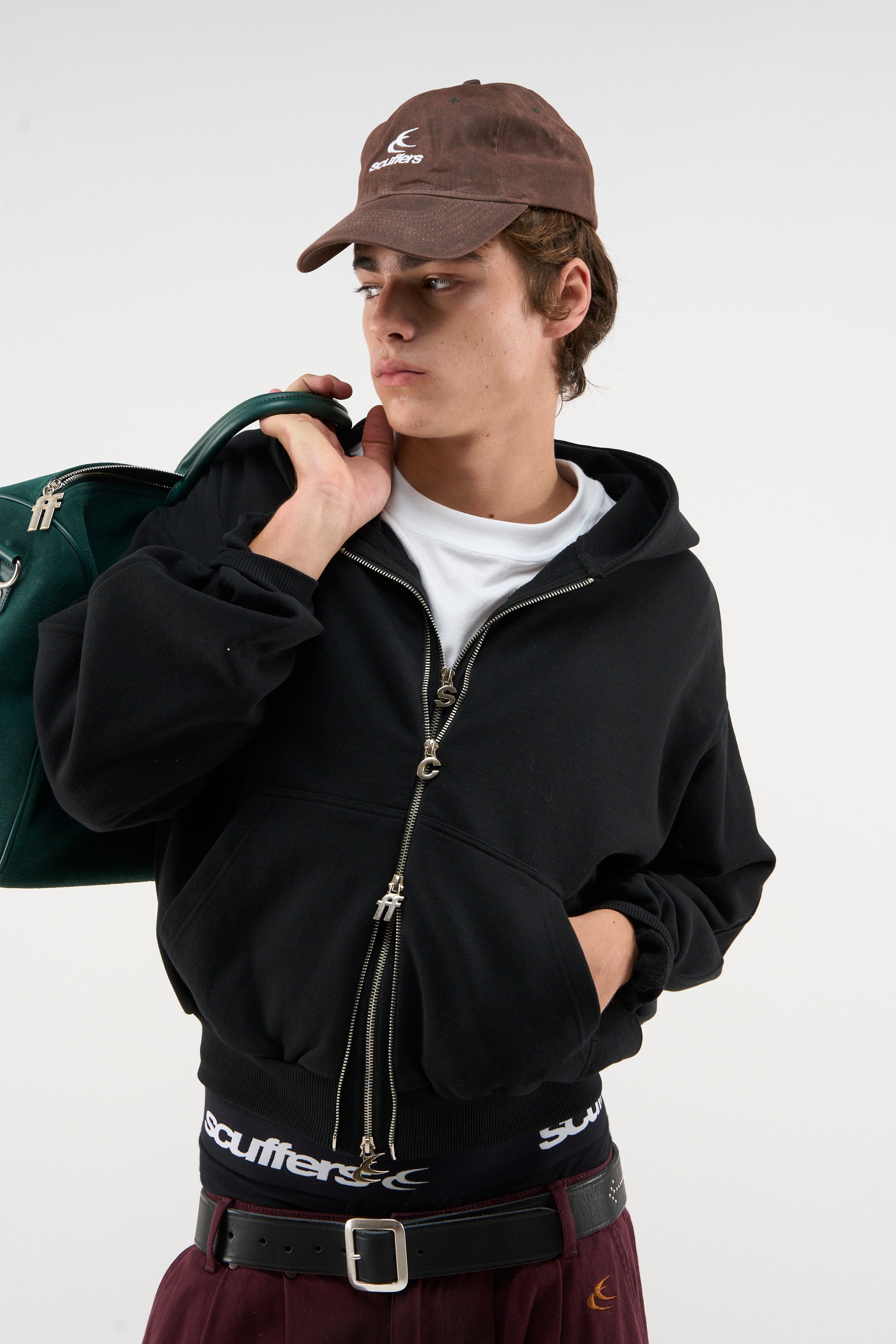 Klassische gewachste braune Kappe