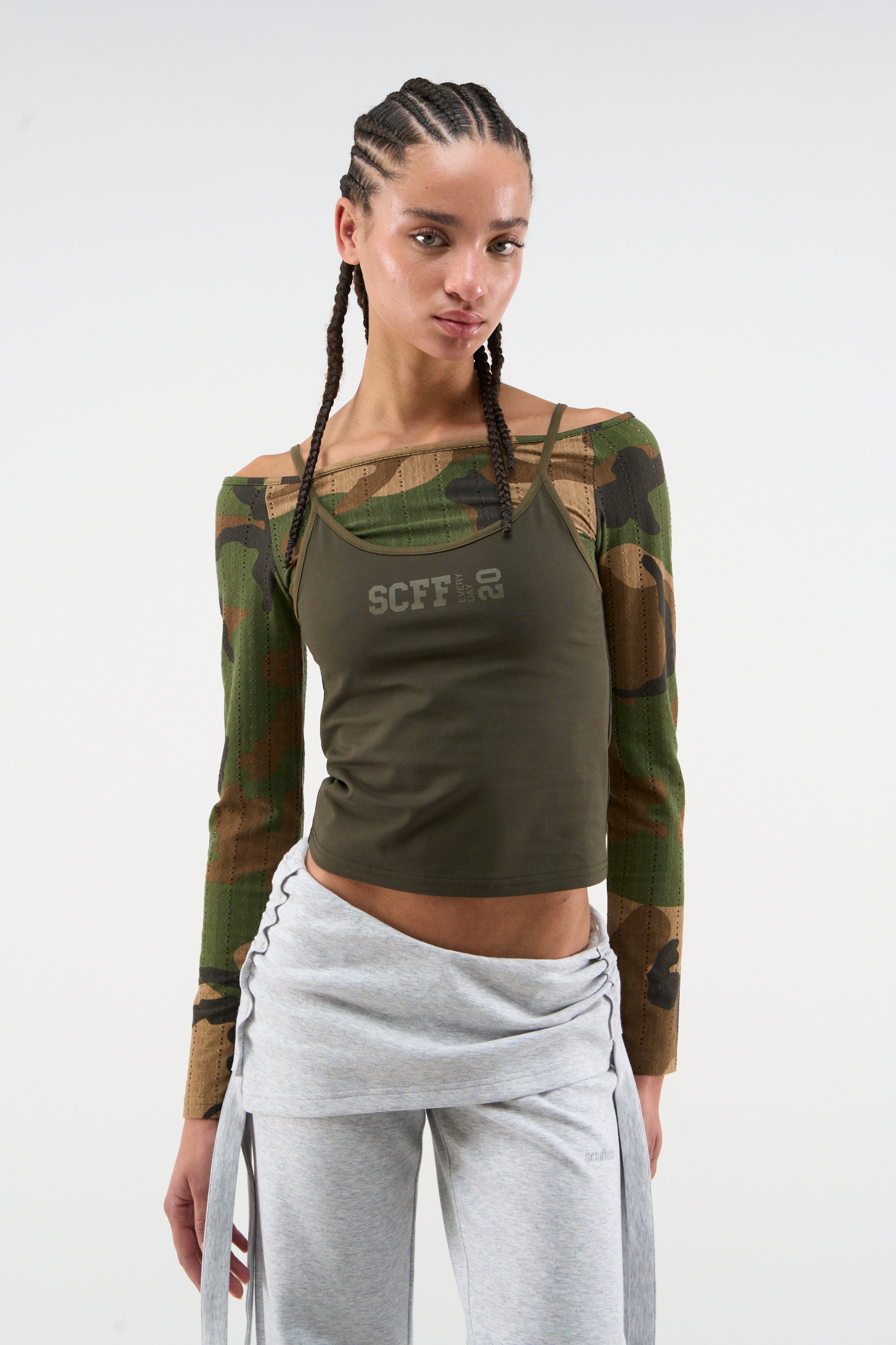 Kin Camo Langarmshirt