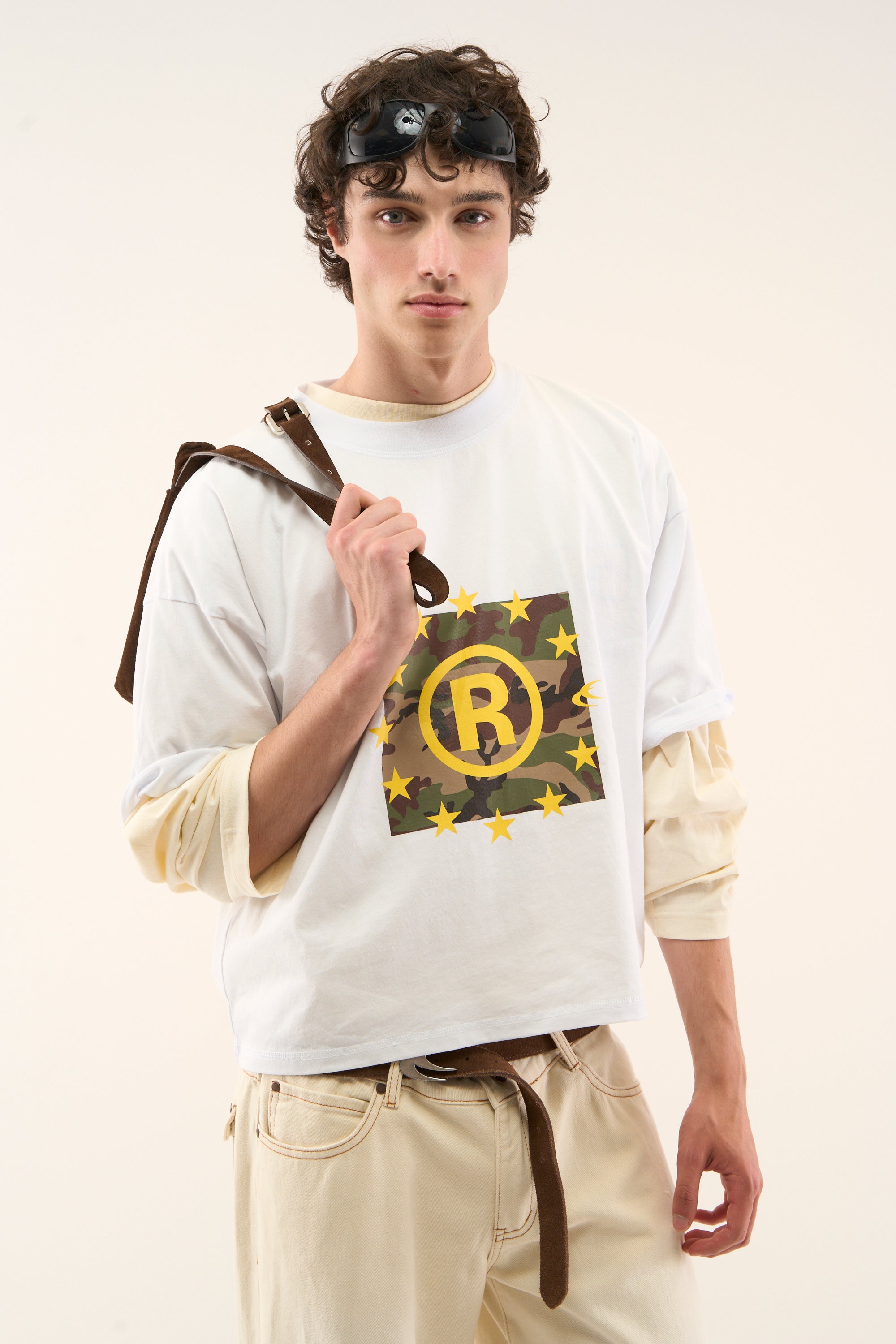 Copyright Weißes T-Shirt