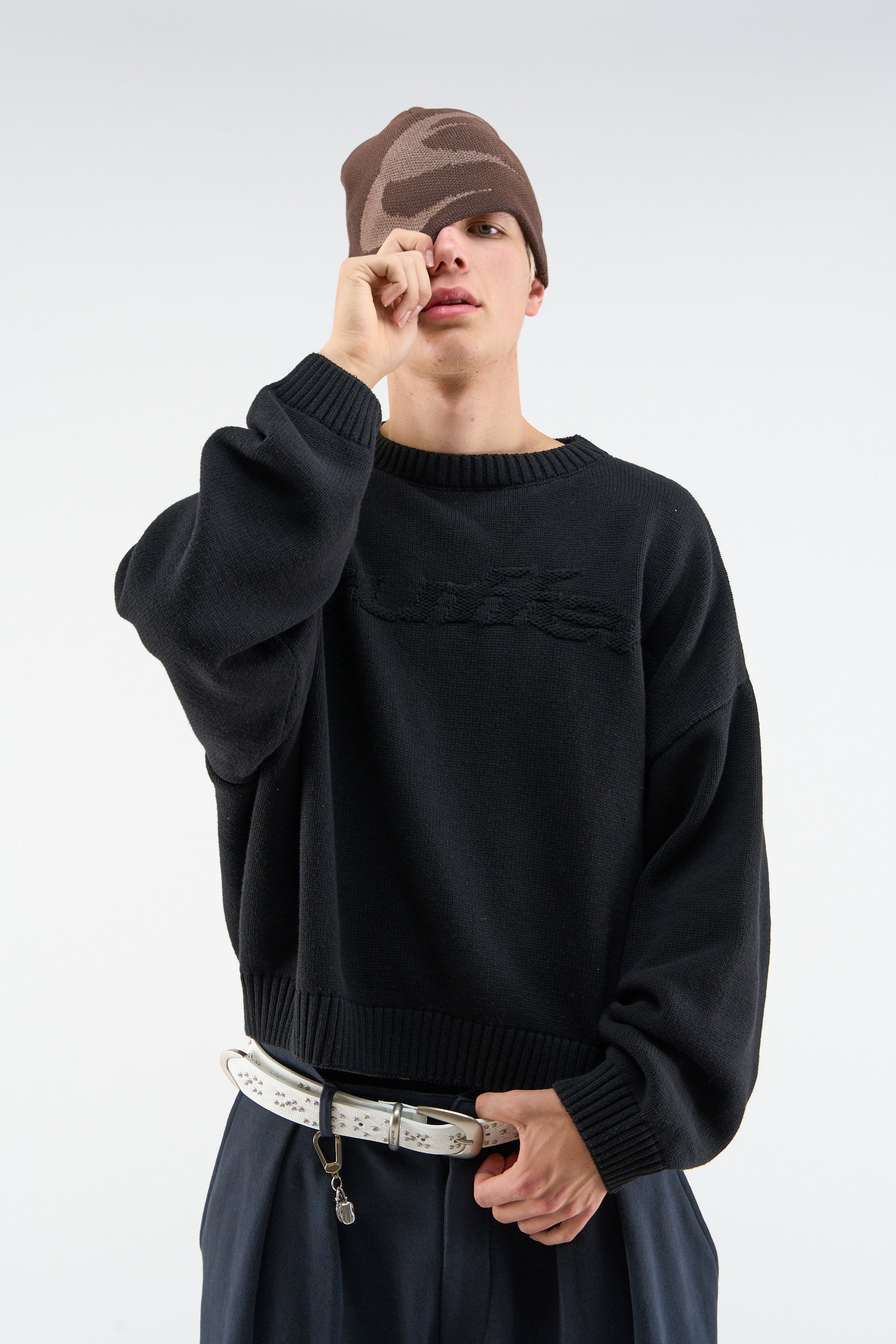 Flagge Dunkel Strick