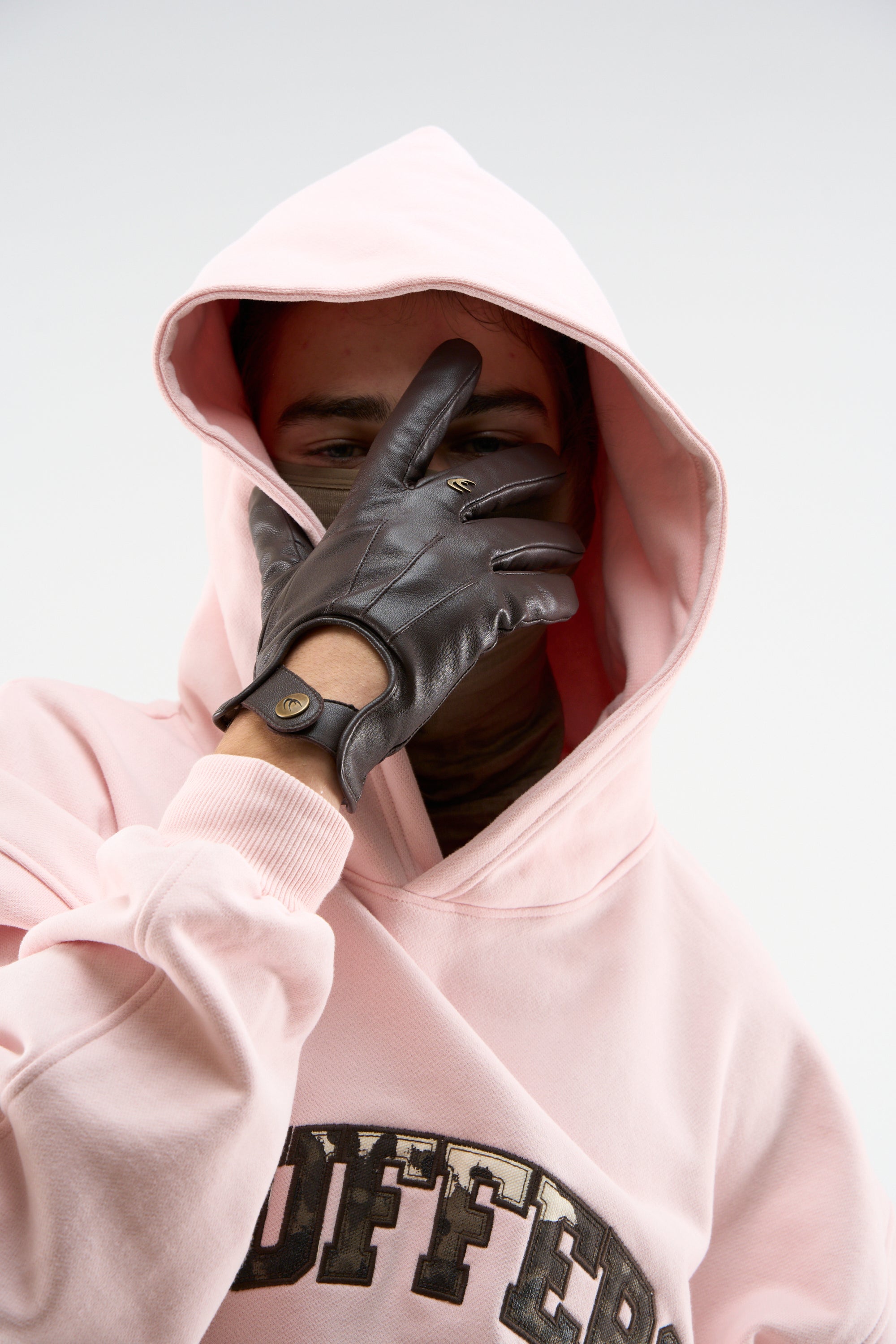 Braune Lederhandschuhe