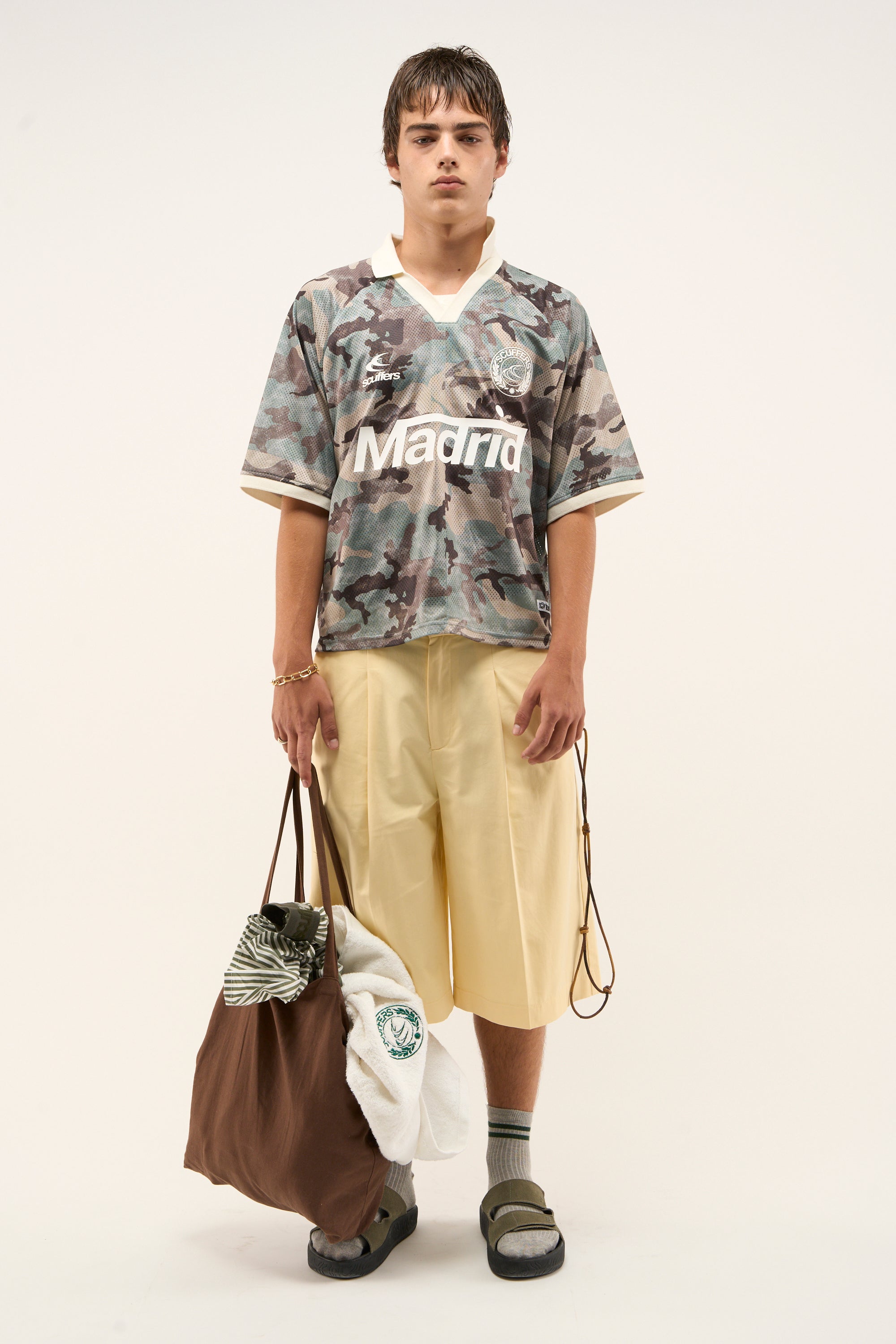 Madrid Camo Fußball-T-Shirt