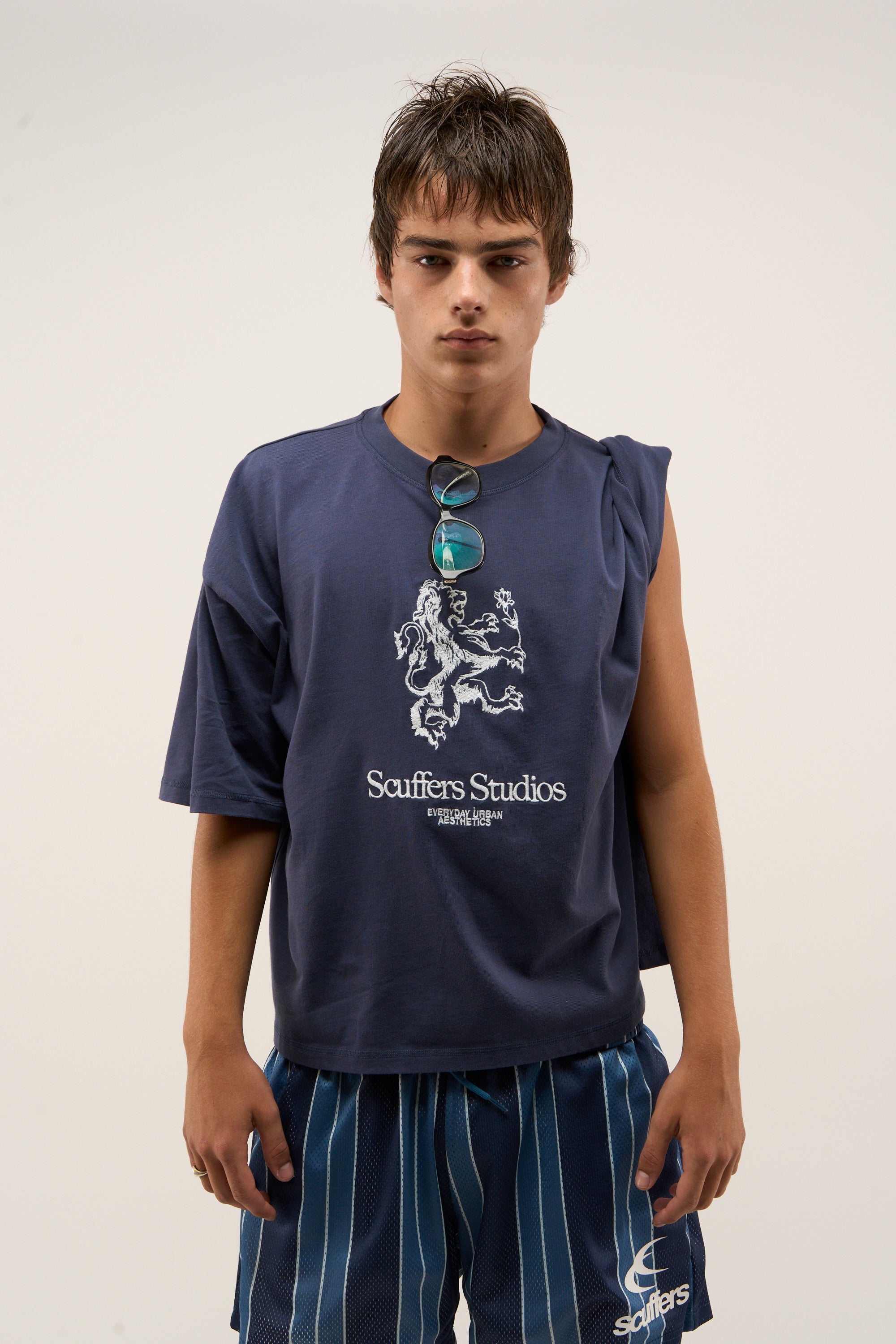 Löwenblaues T-Shirt