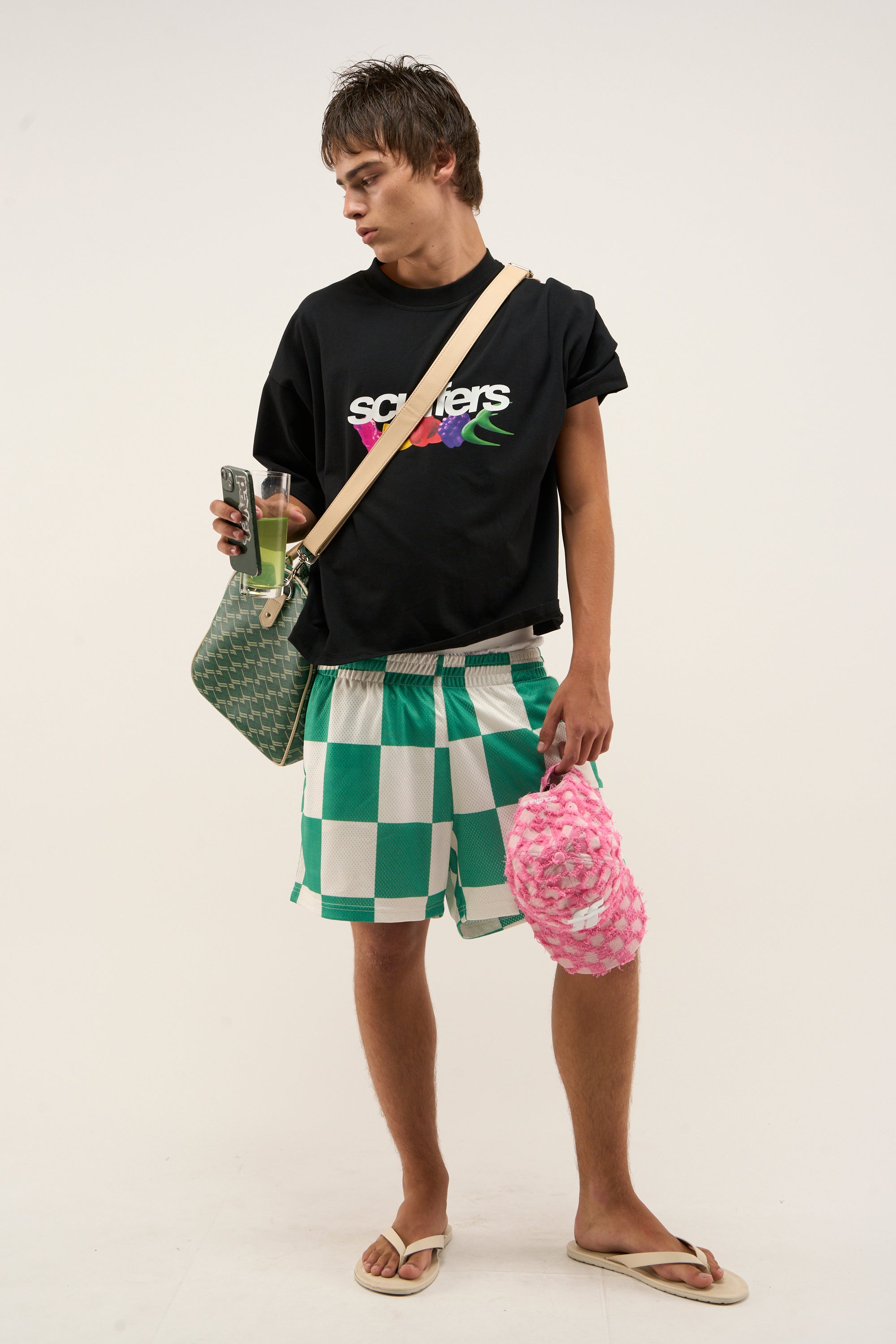 Schwarzes Gummi-T-Shirt