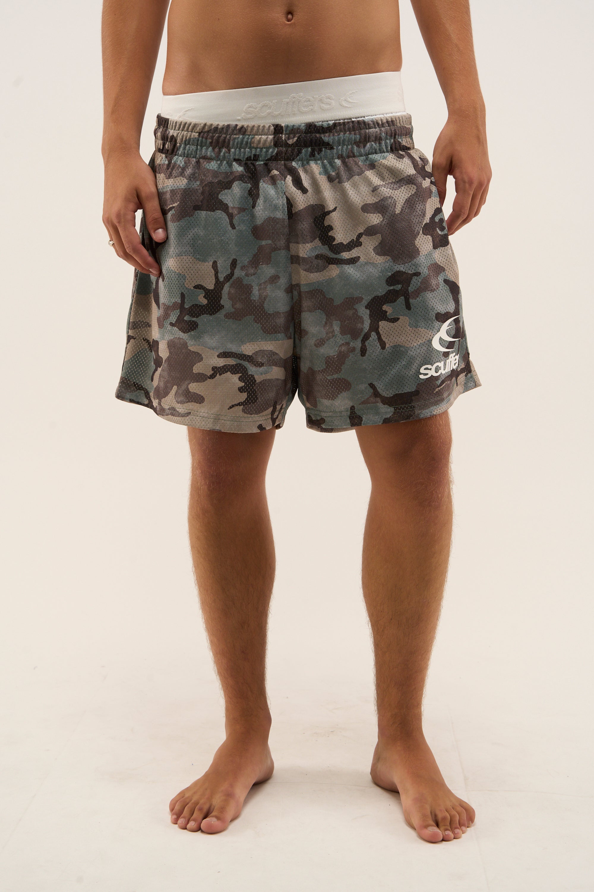 Madrid Camo Fußballshorts