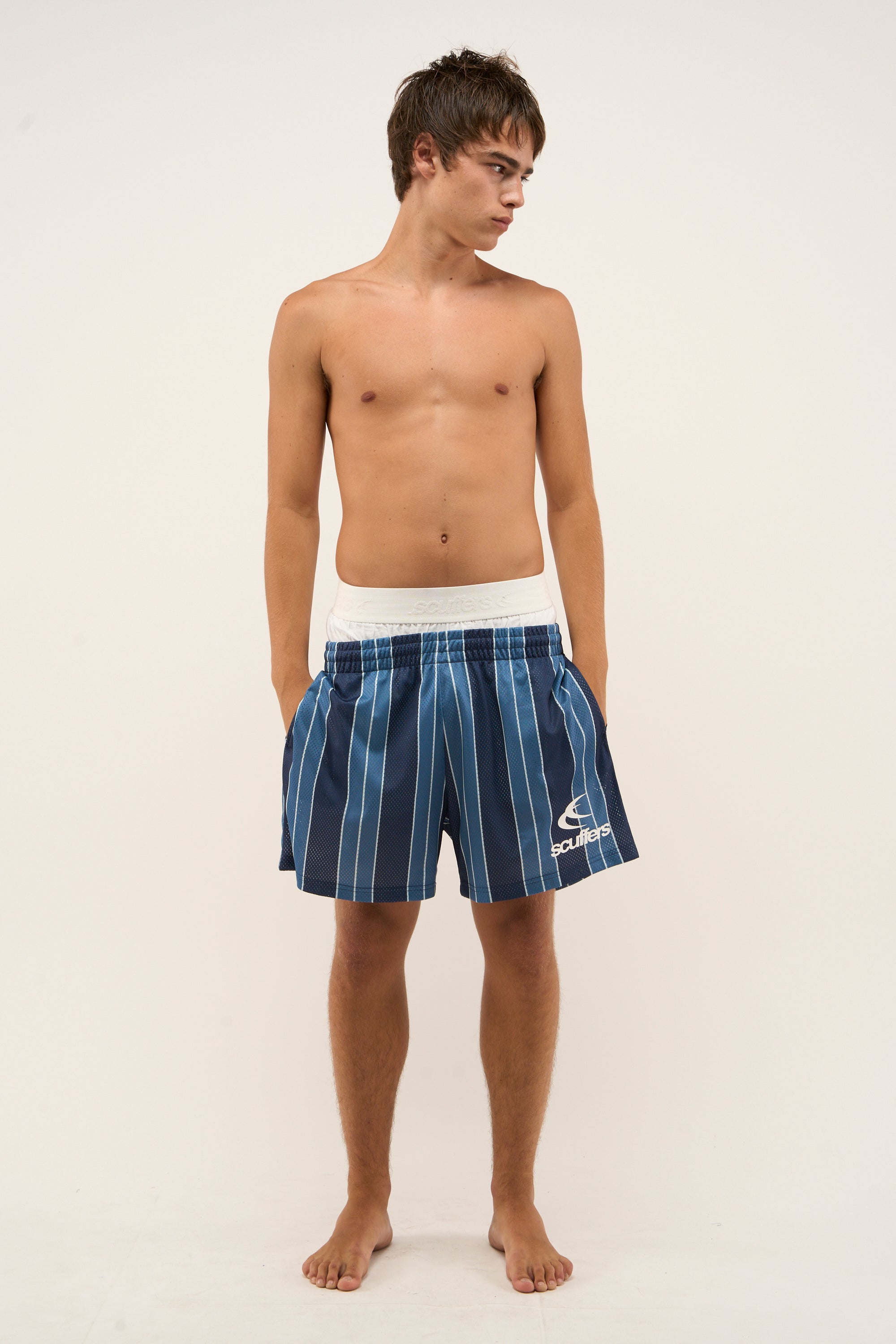 Madrid Navy Fußballshorts