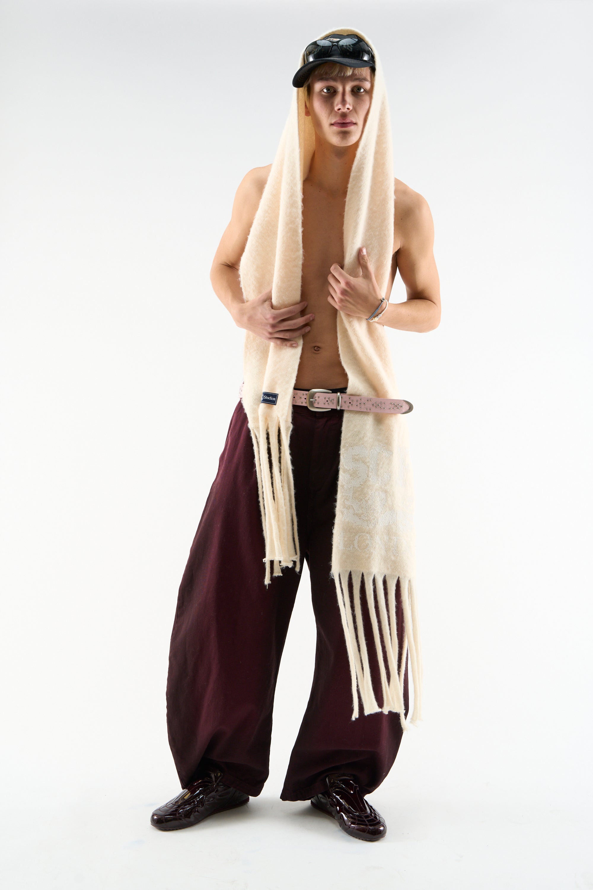 Londoner Schal in Ecru