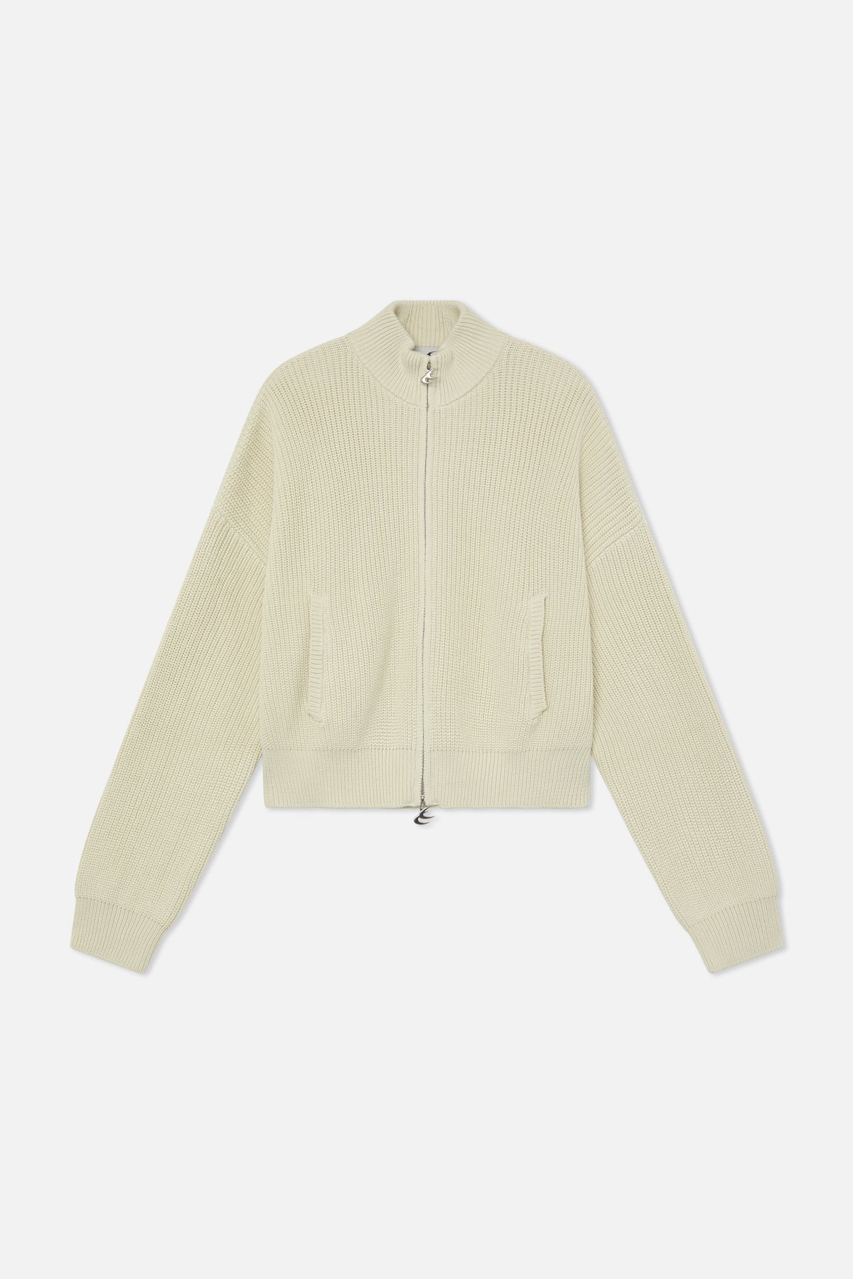 Delore Ecru Strickreißverschluss