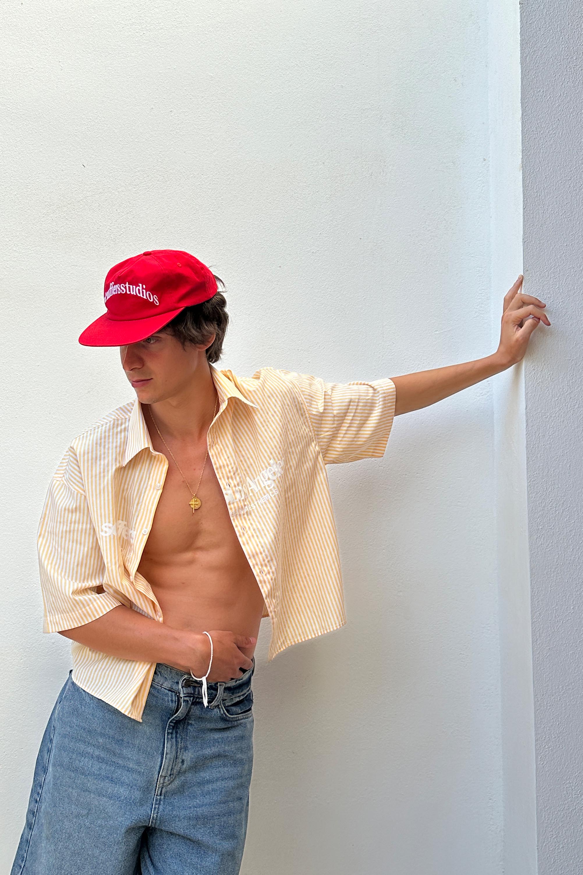 Noch nicht LA ​​– Gelb gestreiftes Hemd