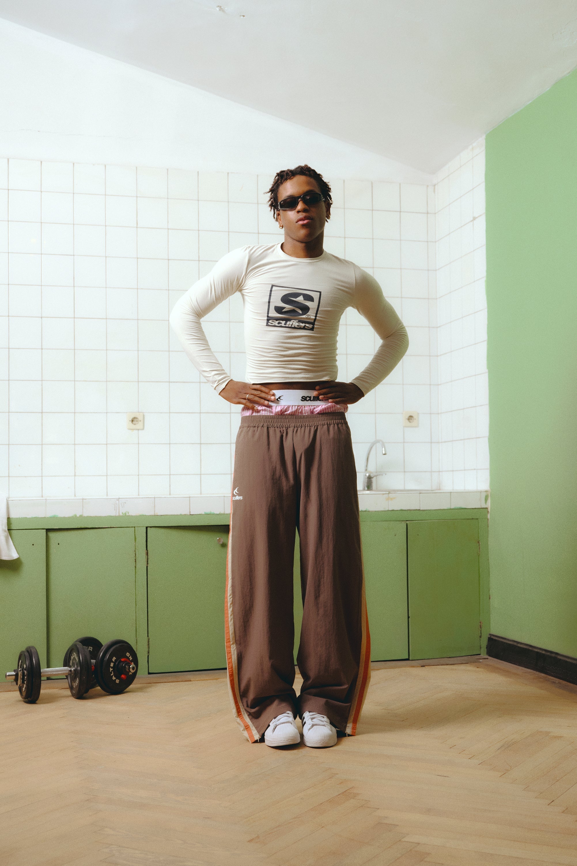 Sport Tech braune Hose