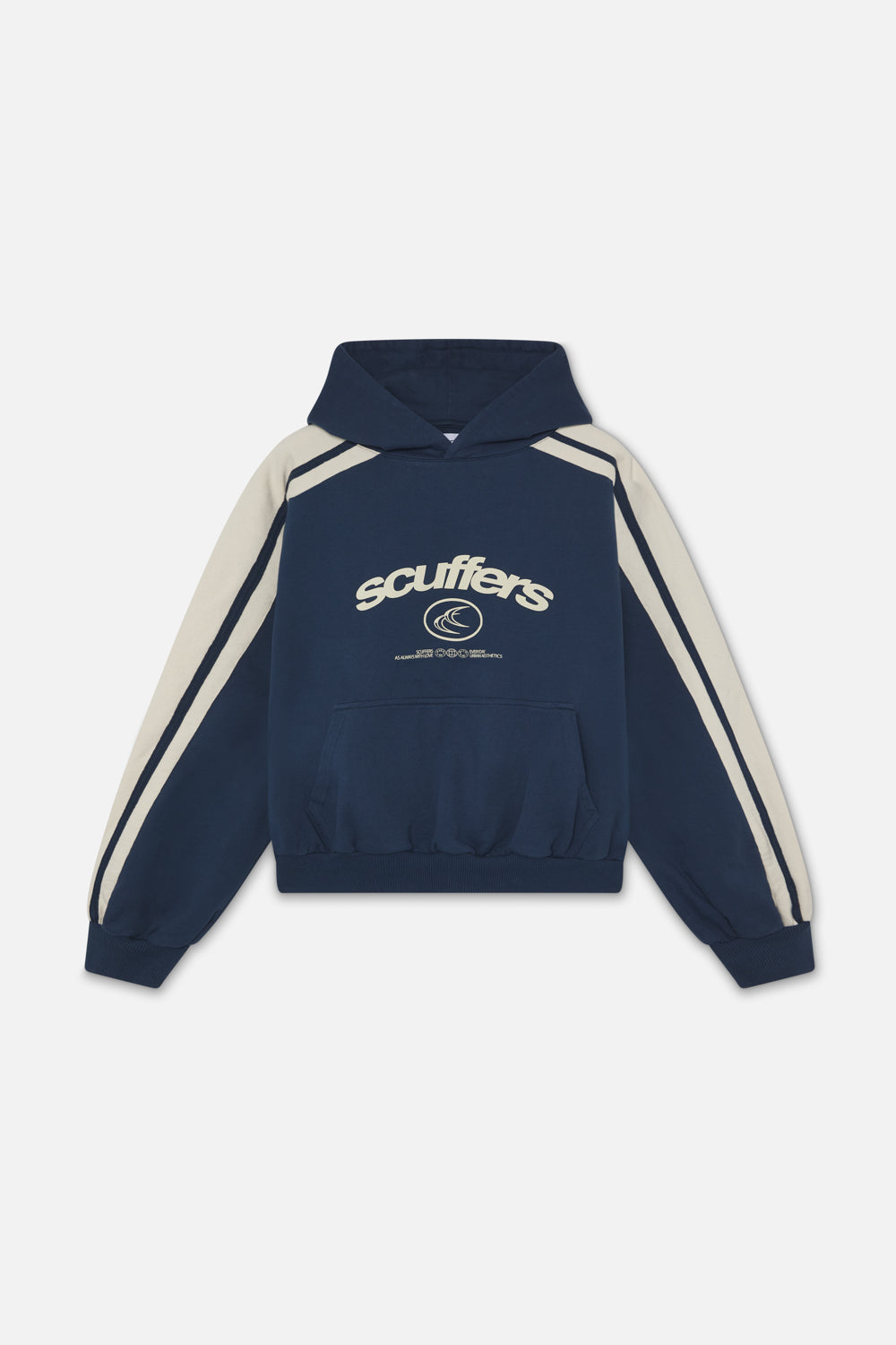 Müheloser blauer Hoodie