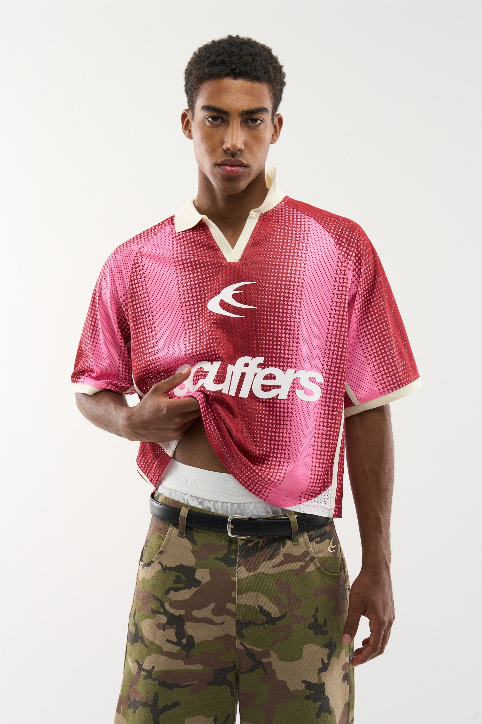 Frequency Rot &amp; Rosa T-Shirt