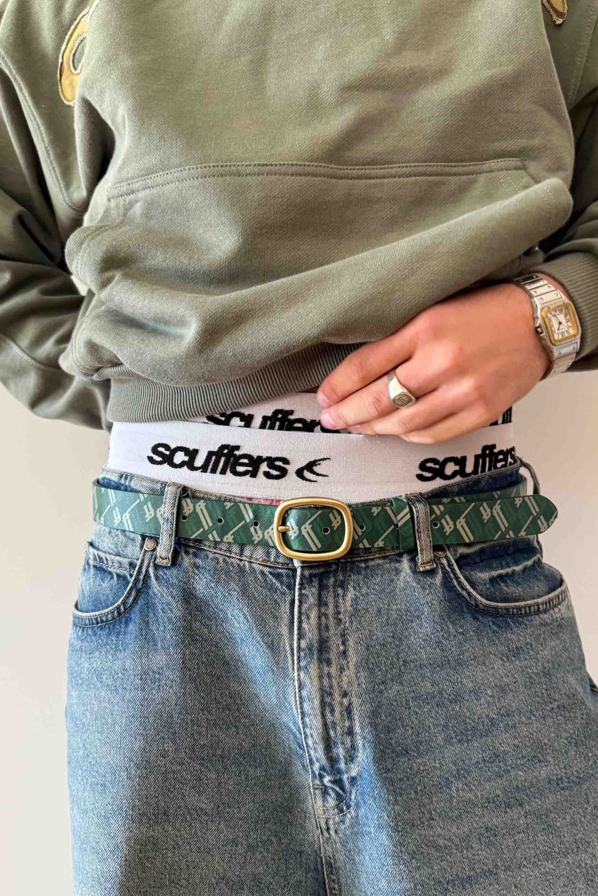 Monogram Grüner Gürtel