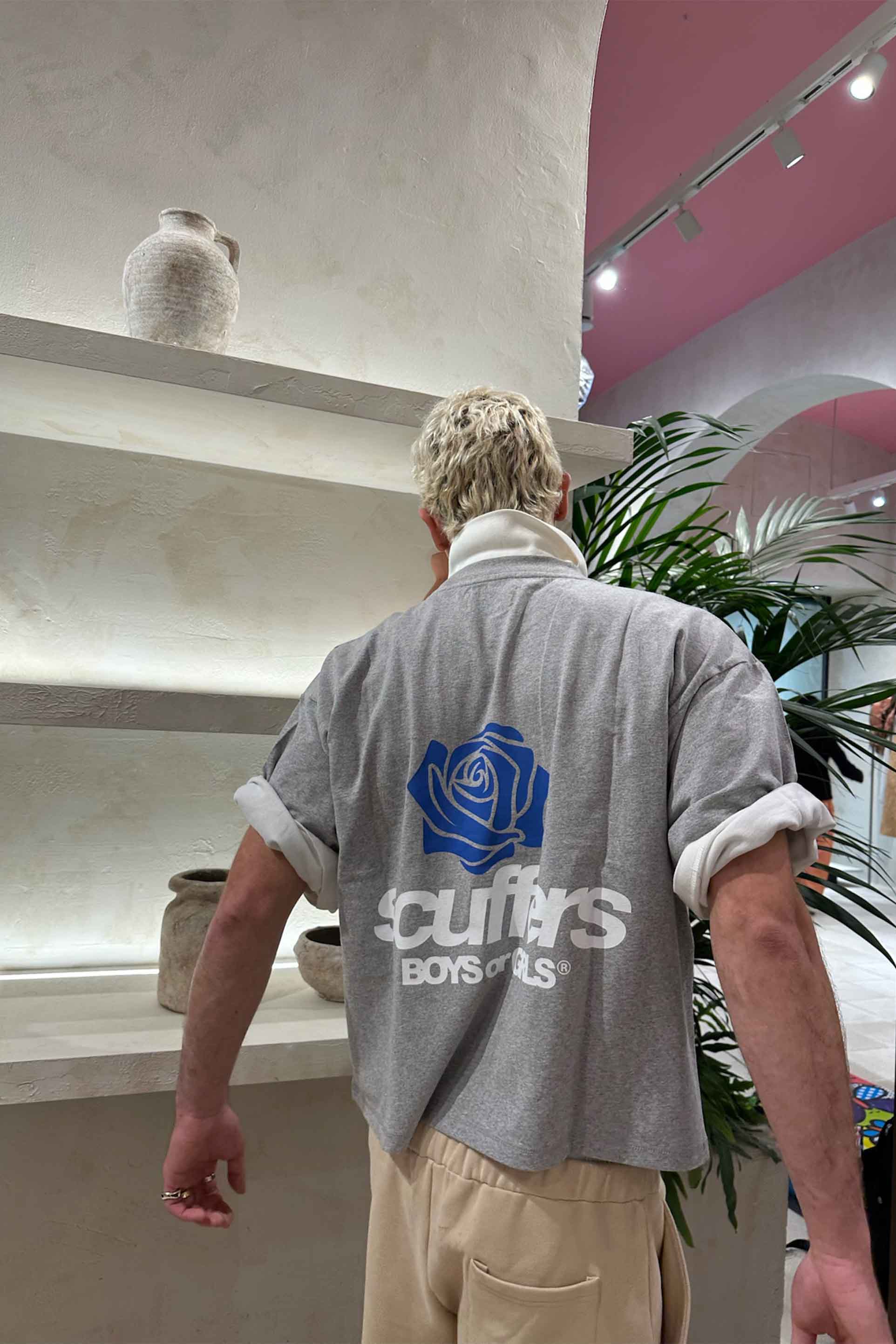 Hellgraues T-Shirt für Jungen oder Mädchen