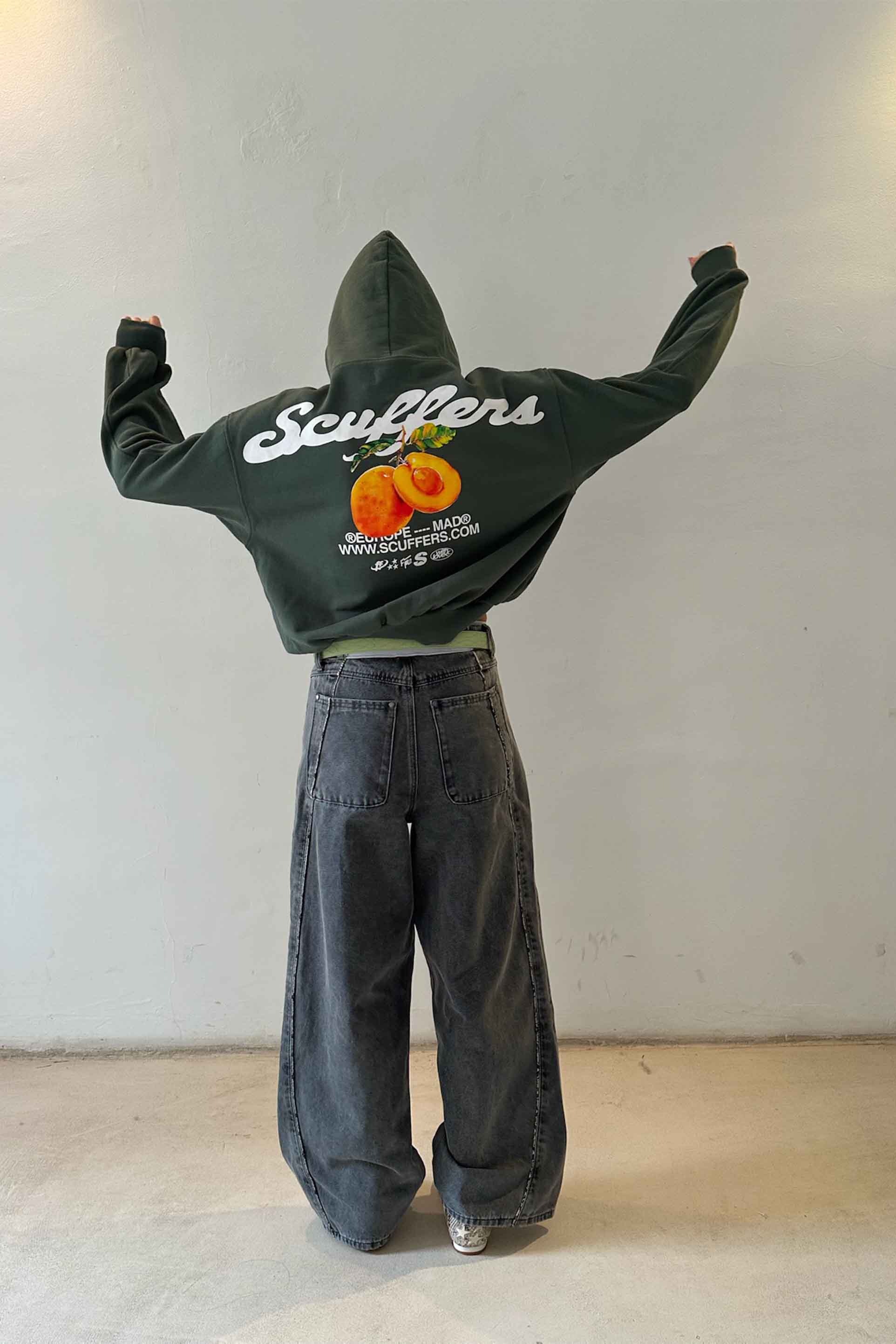 Tropisch-grüner Hoodie