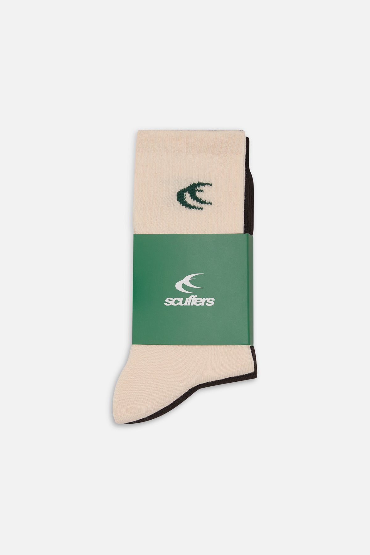 Kultige braune und ecrufarbene Socken