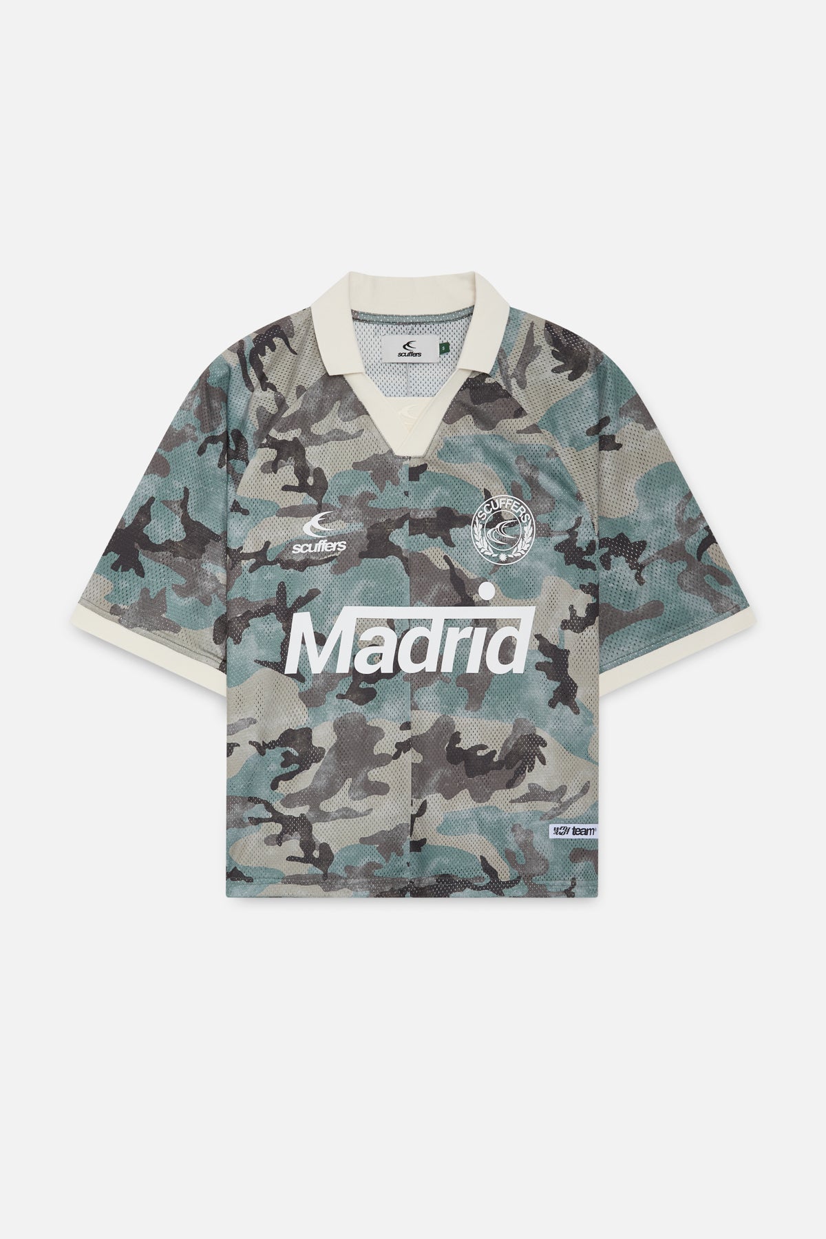 Madrid Camo Fußball-T-Shirt
