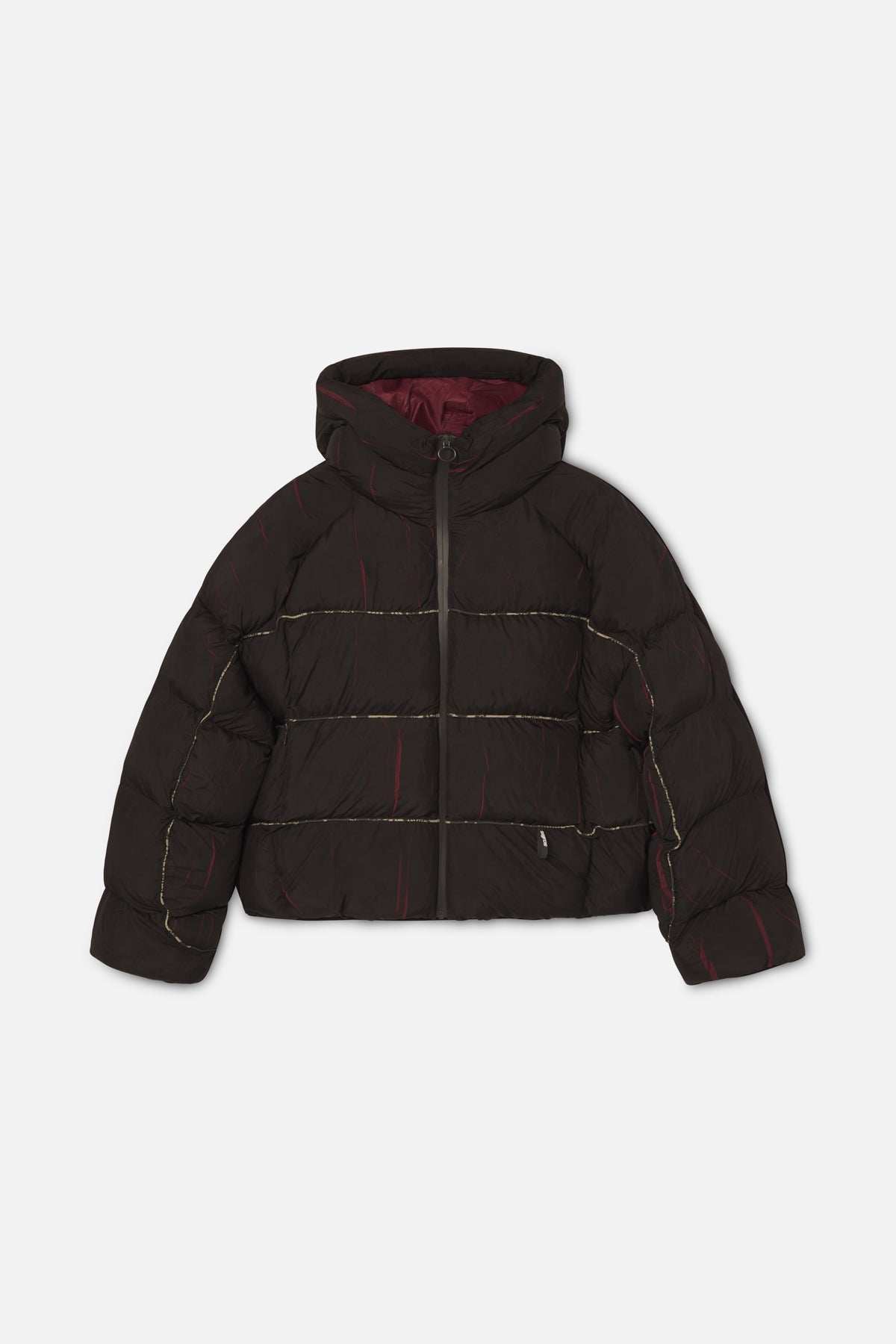 Marmorbraune Steppjacke