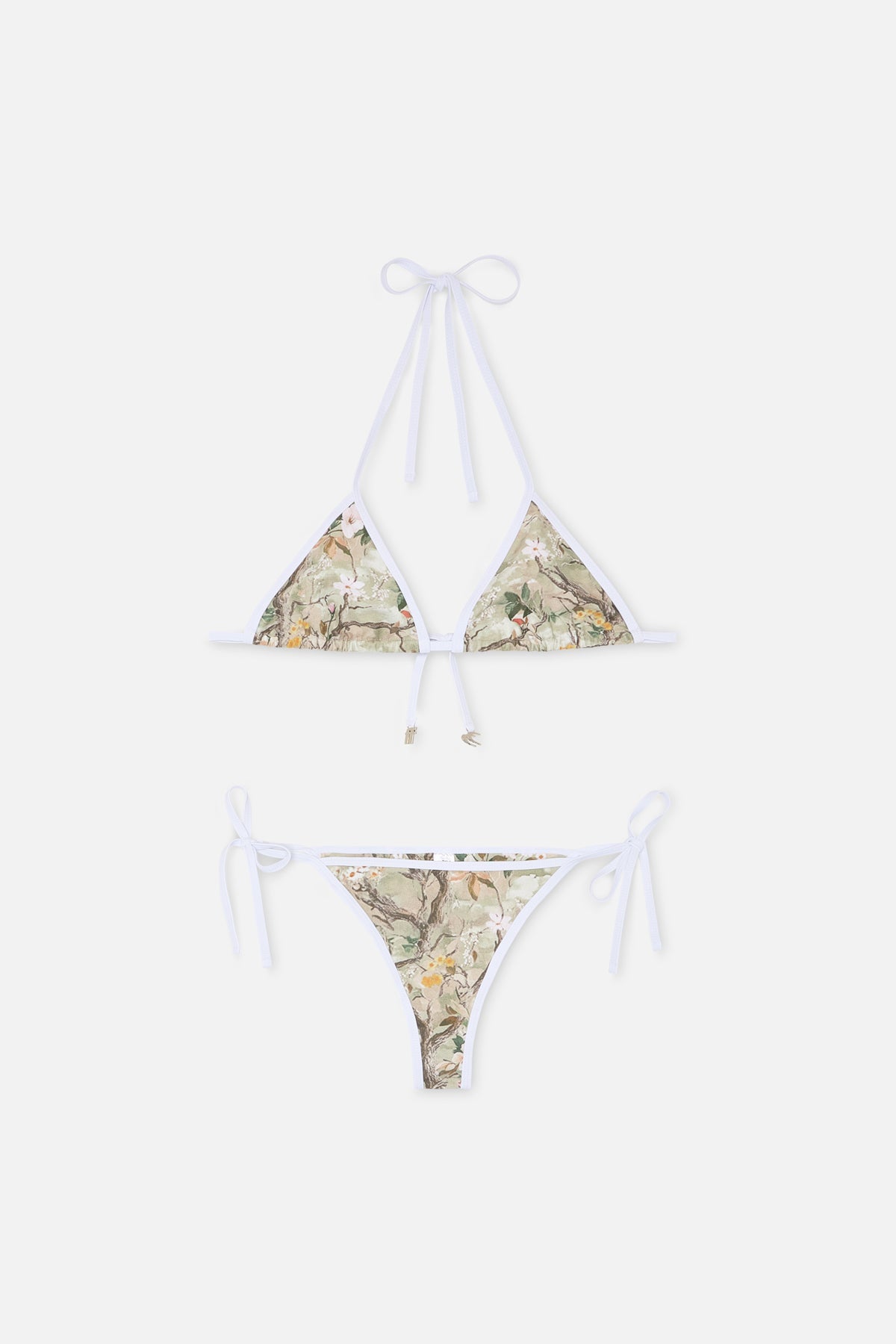 Bikini mit echten Blumen