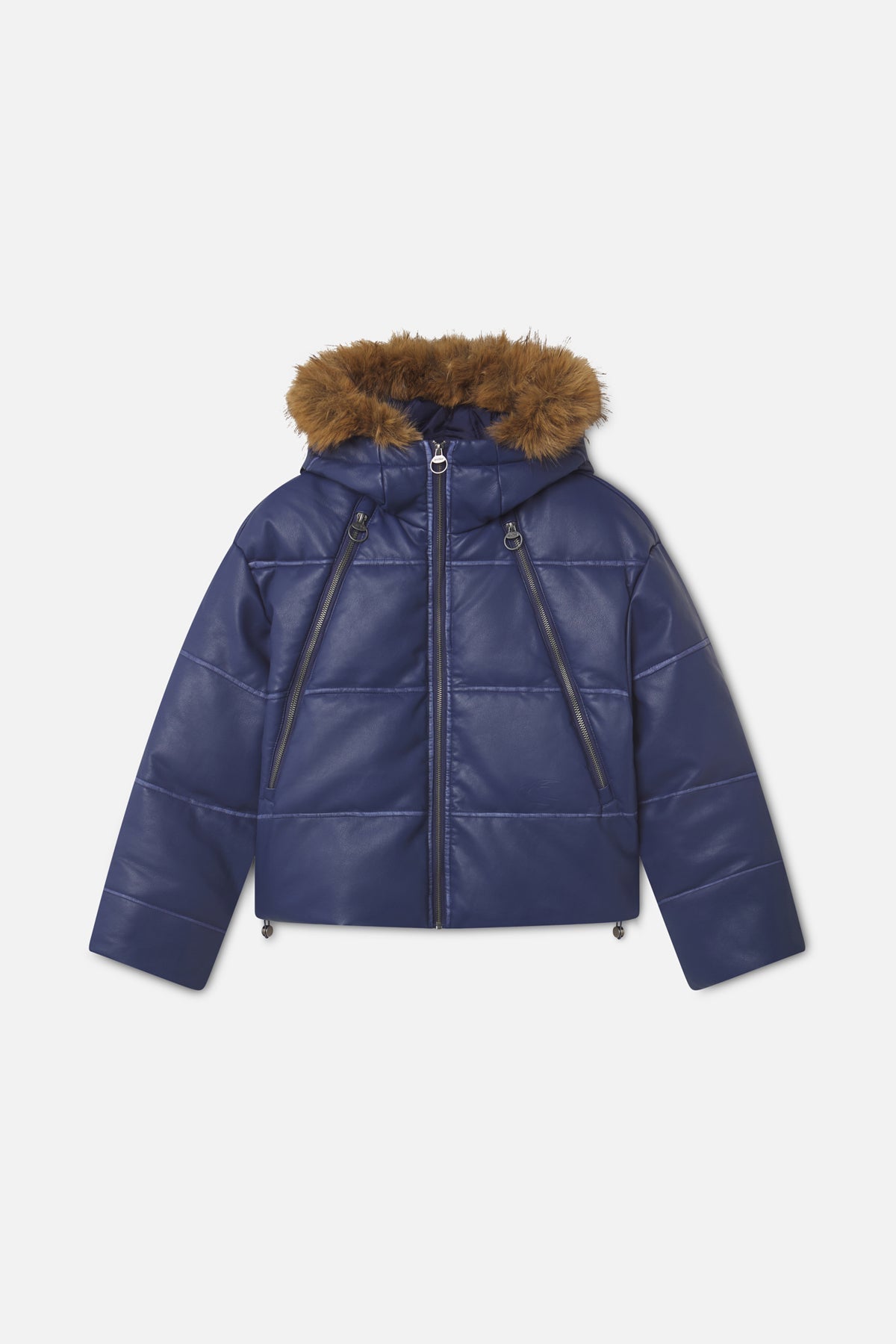 Rohblaue Steppjacke