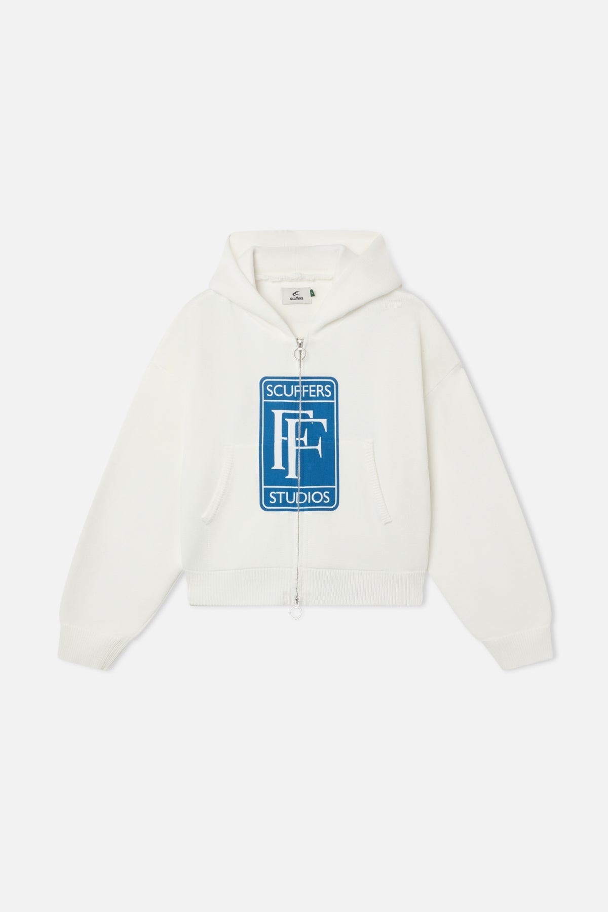 Rolly White Strickreißverschluss