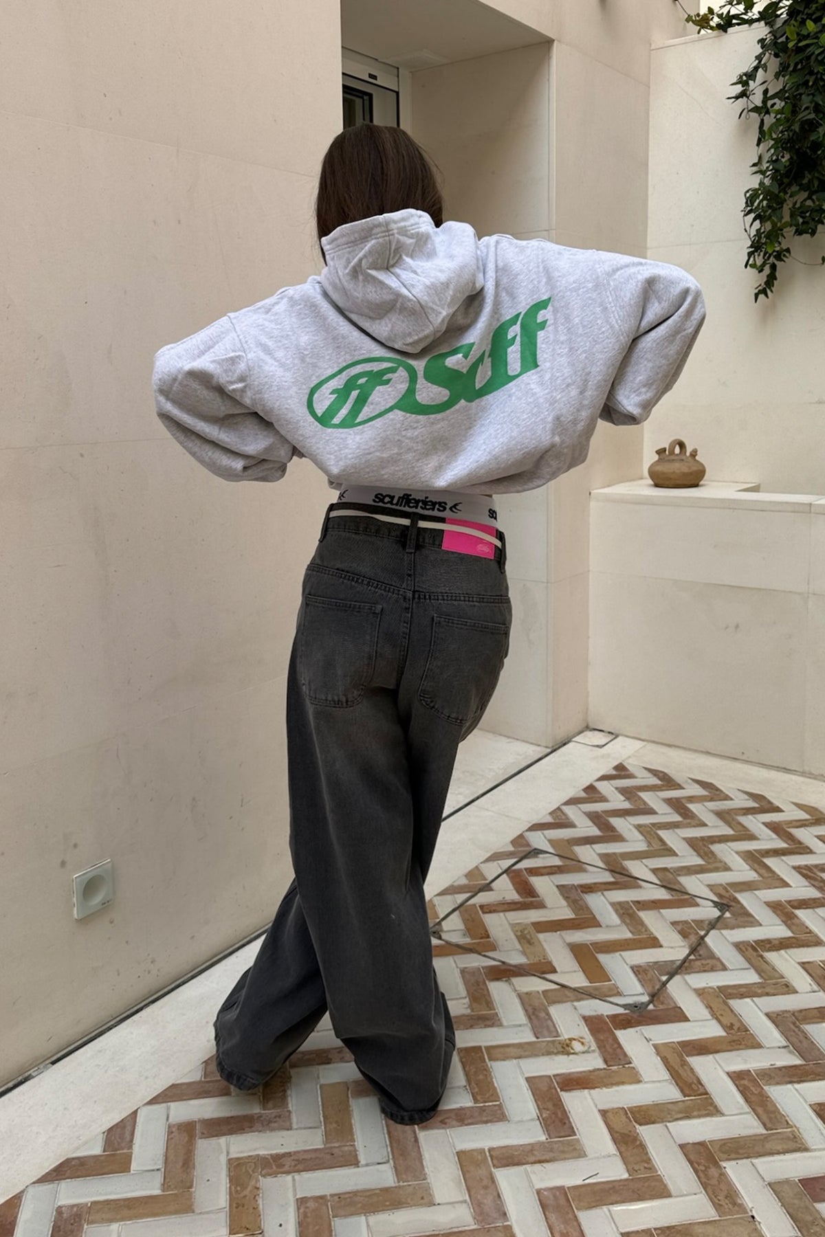 SCFF HD Hellgrauer Hoodie