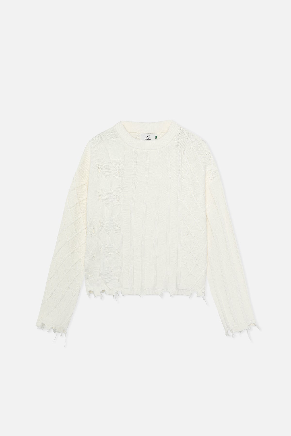 Übergroßes weißes Trench-Trikot