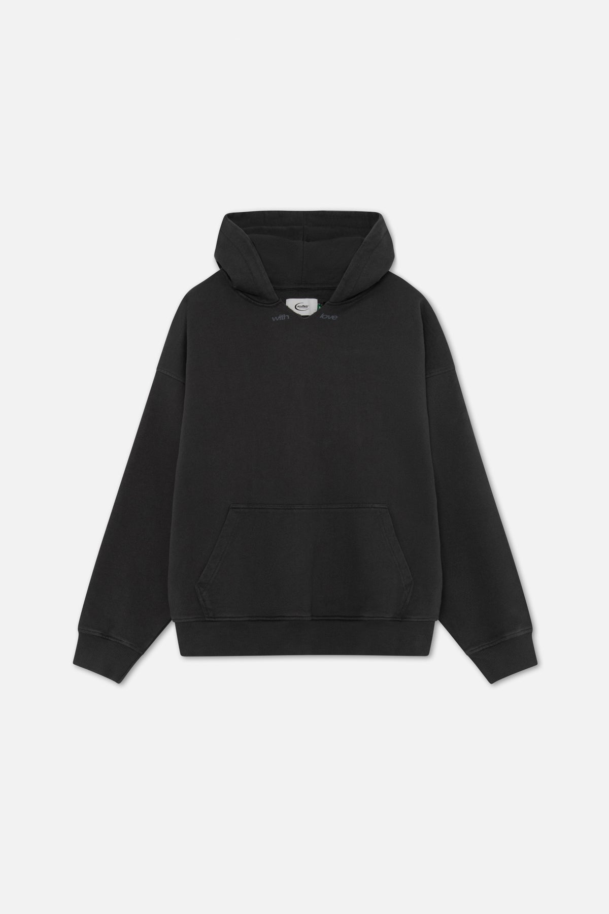 Schwarzer Hoodie